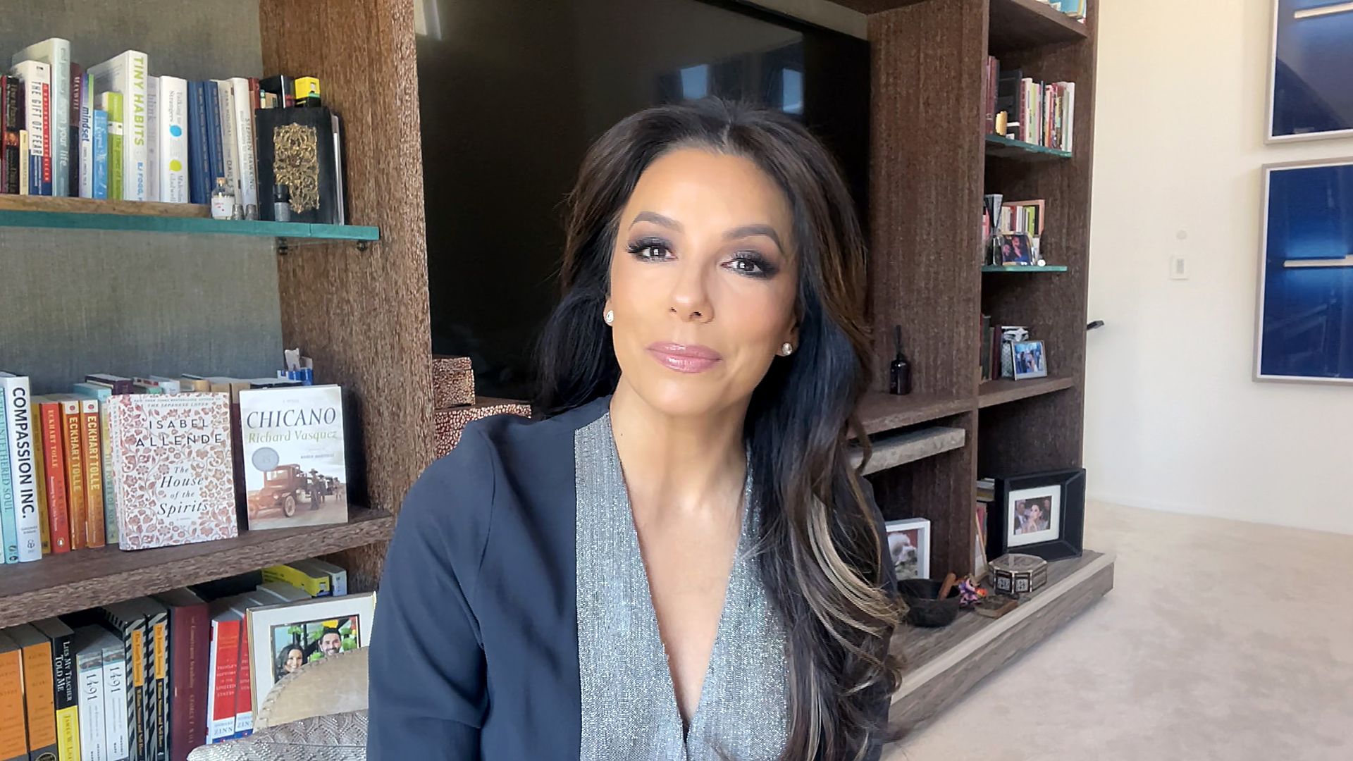 Eva Longoria speaks at the 26th Annual Critics Choice Awards on March 07, 2021.