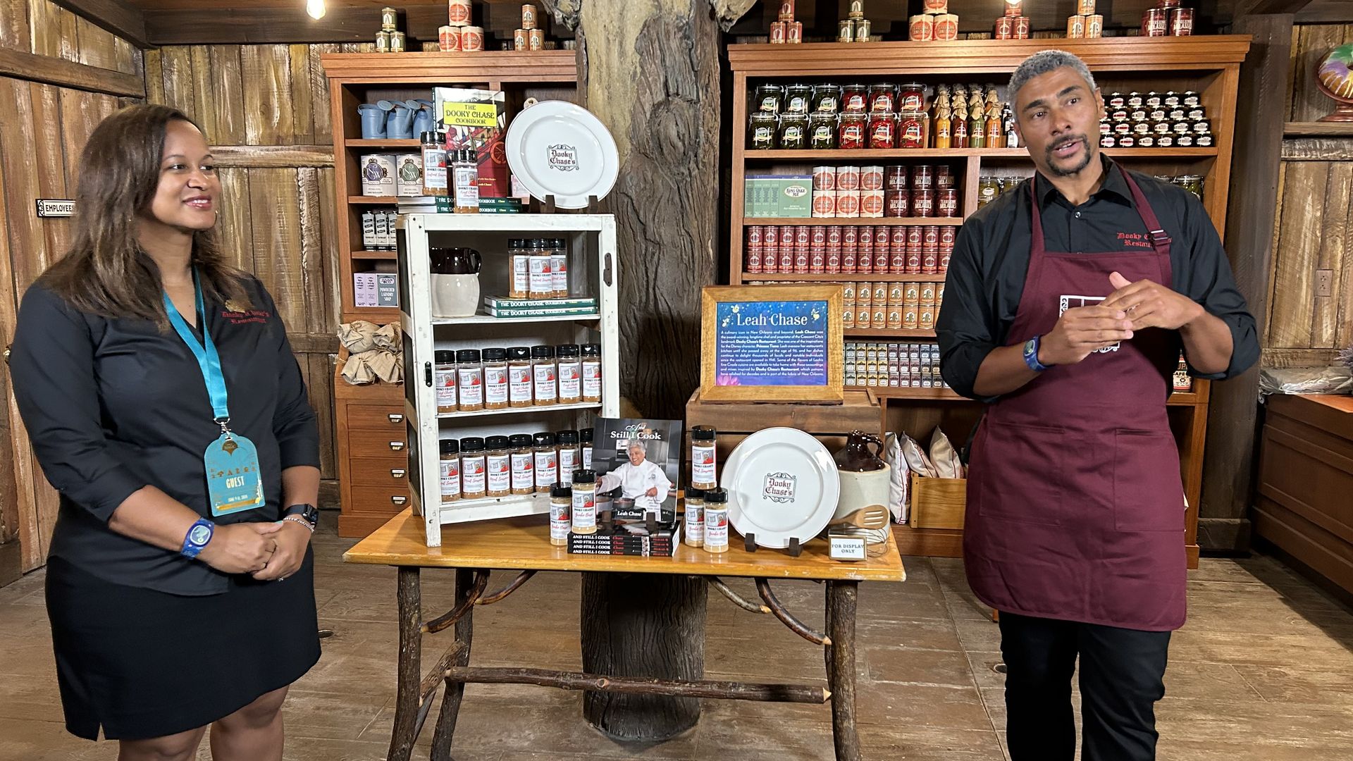 Members of the Chase family discuss the role Leah Chase's legacy plays in Tiana's Bayou Adventure.