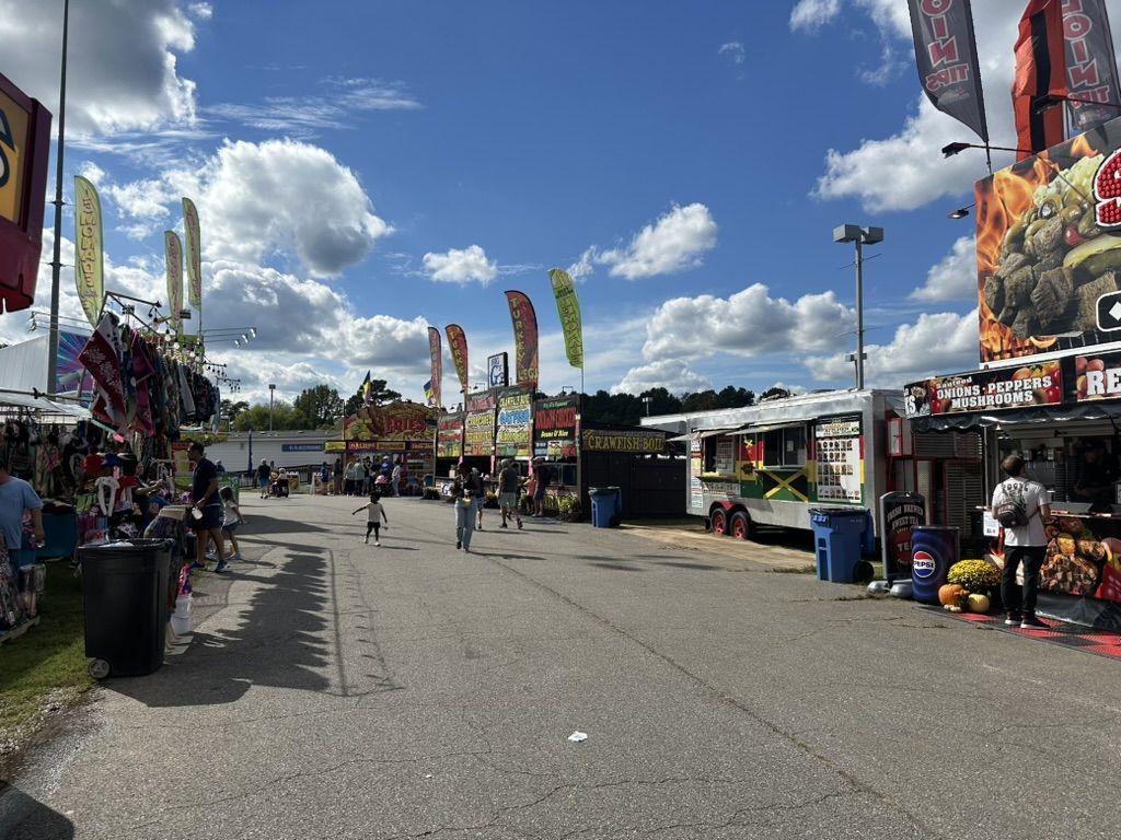 a fair midway with no people 