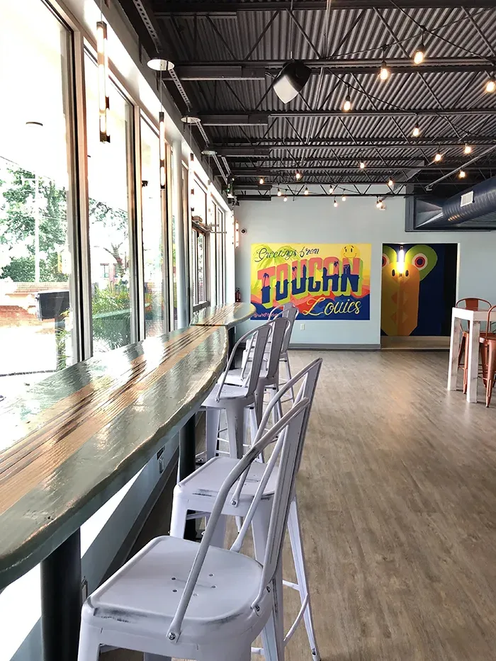 toucan louies sunstead brewing interior