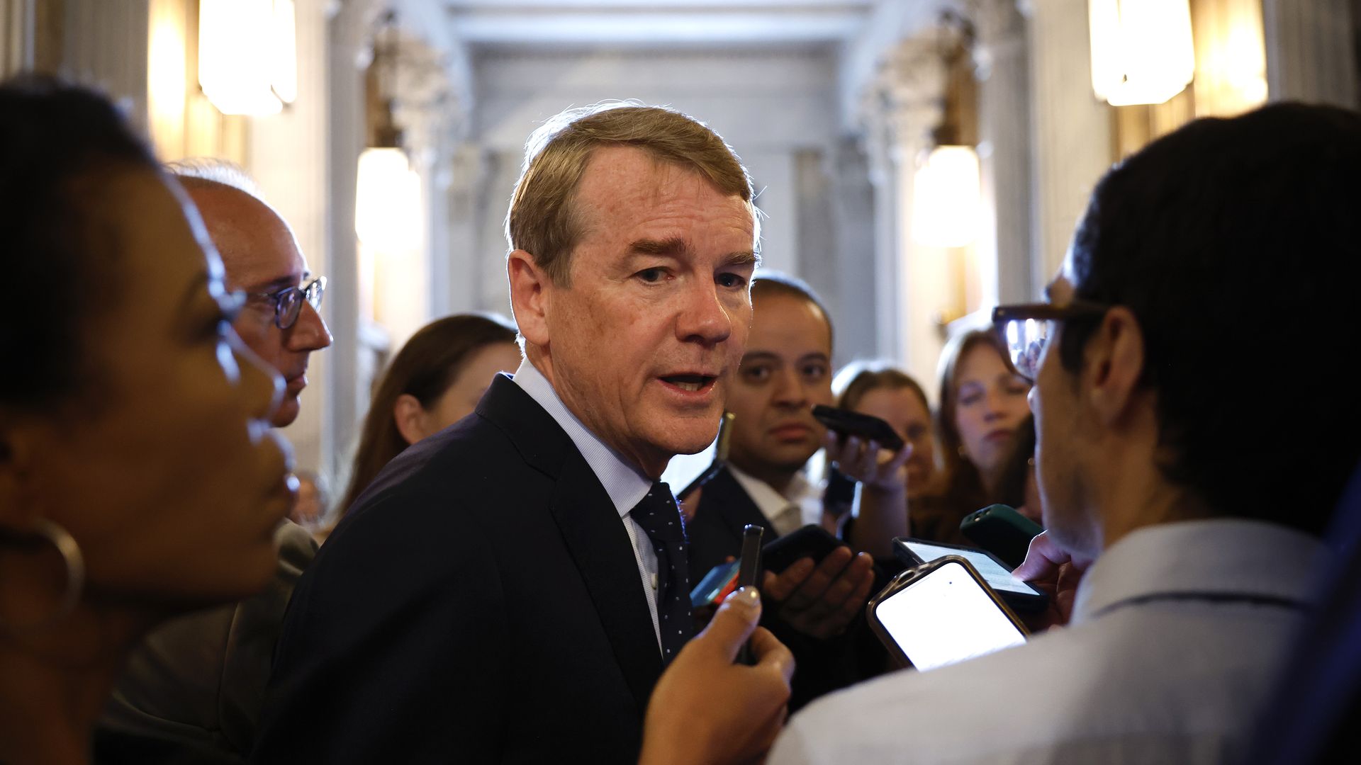 Senator Bennett Senate Democrat Michael Bennet says Trump will beat Biden in election