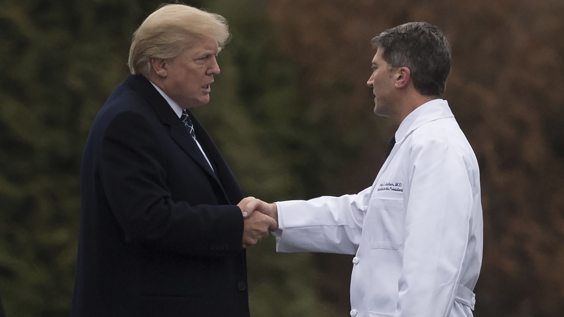 Trump and White House physician