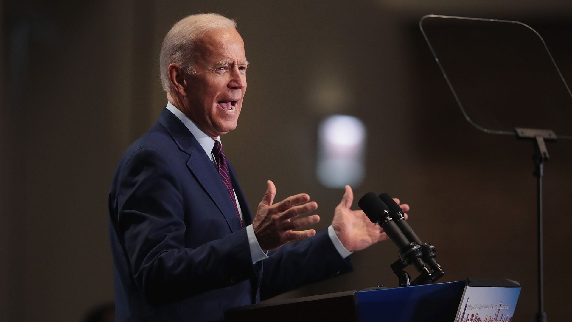 Joe Biden giving a speech