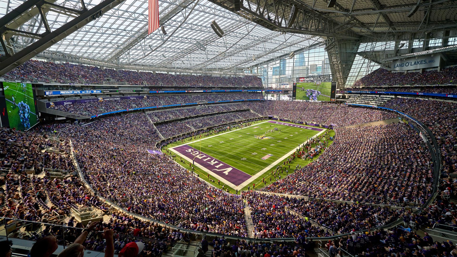 vikings stadium inside