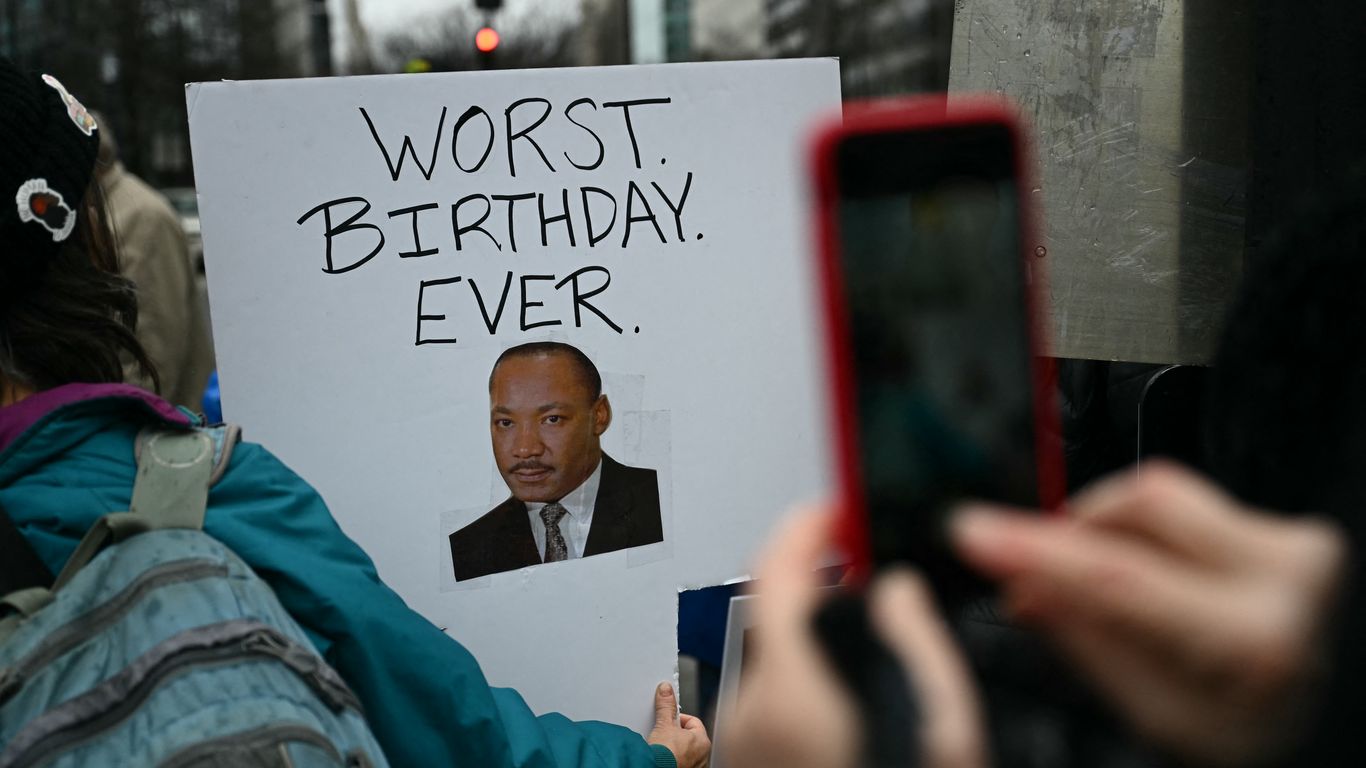 MLK's daughter on MLK Day urges Americans "stay woke" ahead of Trump's return