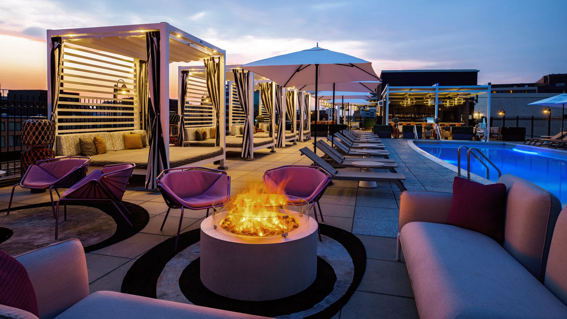 Deck 11 at Yotel in DC. Photo: via Yotel