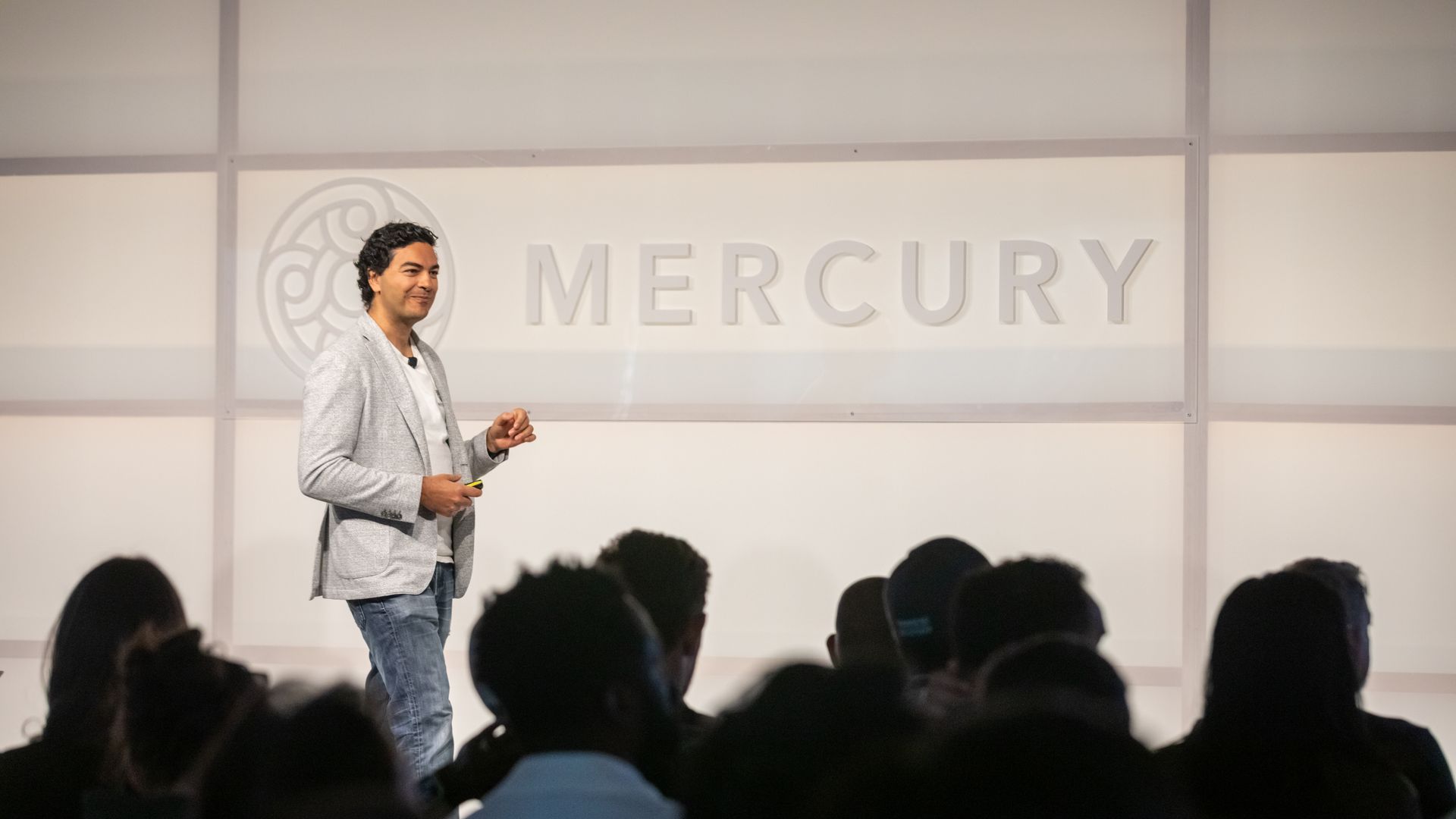 Mercury Cofounder and CEO Immad Akhund speaks onstage at Mercury Spheres on May 20, 2025 