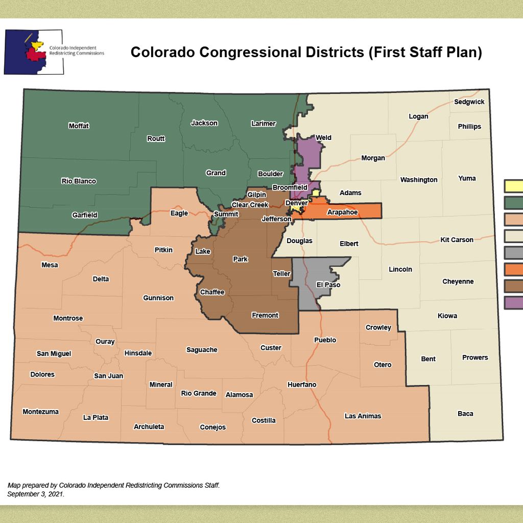 Colorado Political Map