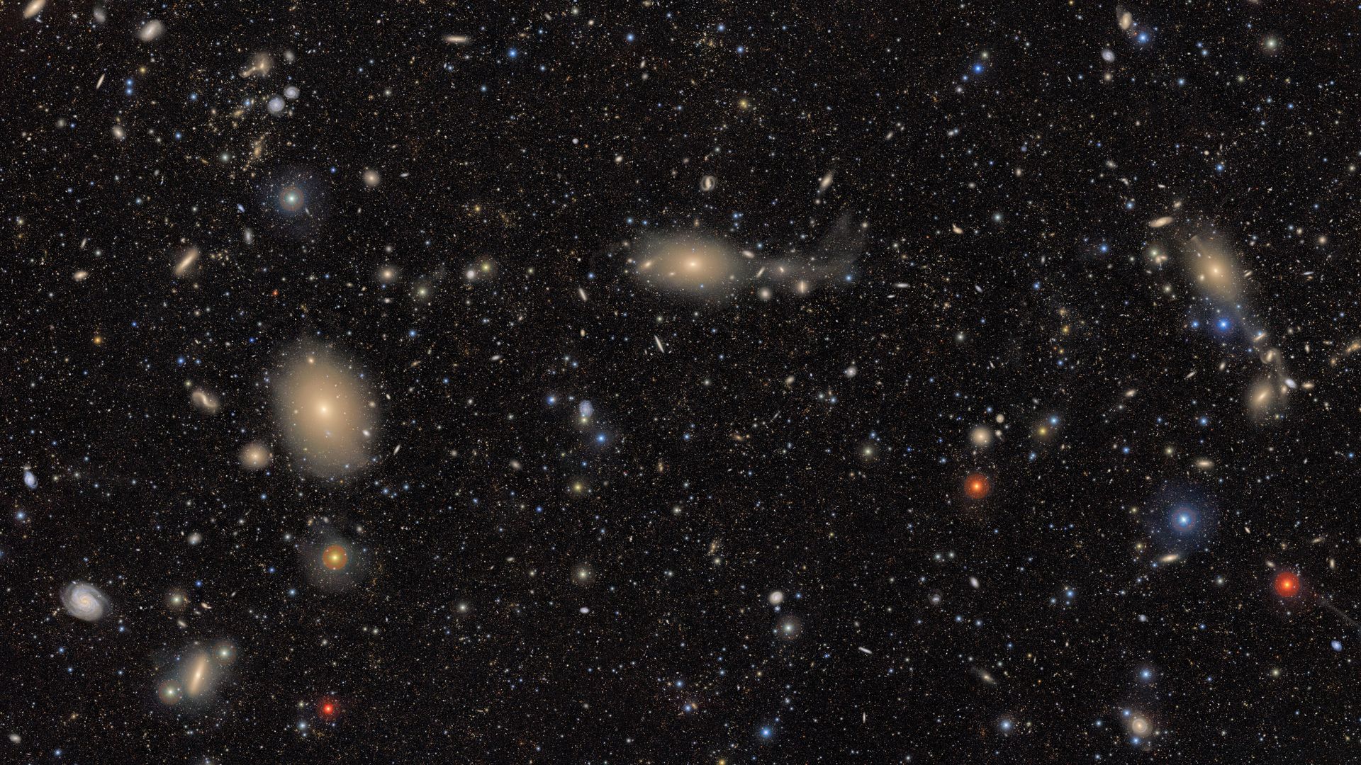 Rubin's view is focused on the southern region of the Virgo Cluster, about 55 million light-years away from Earth and the nearest large collection of galaxies to our own Milky Way. 