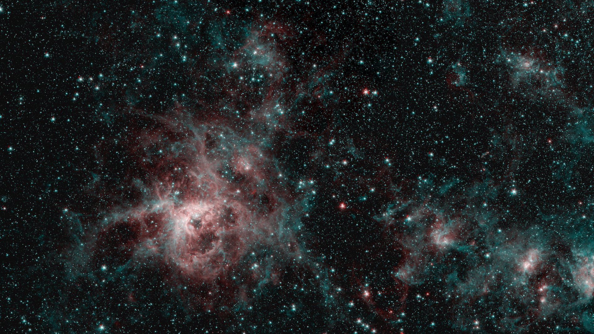 The Tarantula Nebula as seen by the Spitzer Space Telescope