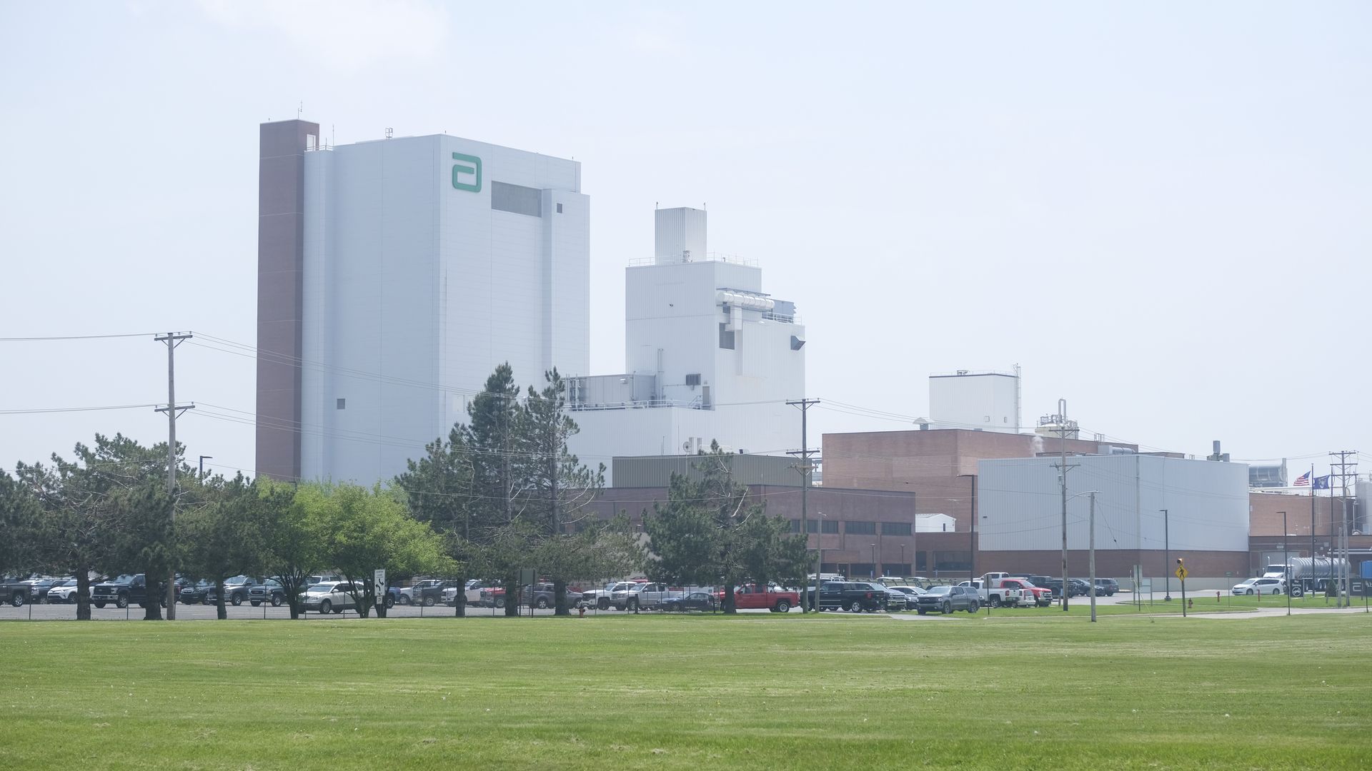 The Abbott Nutrition factory in Sturgis, Michigan, in May 2022.