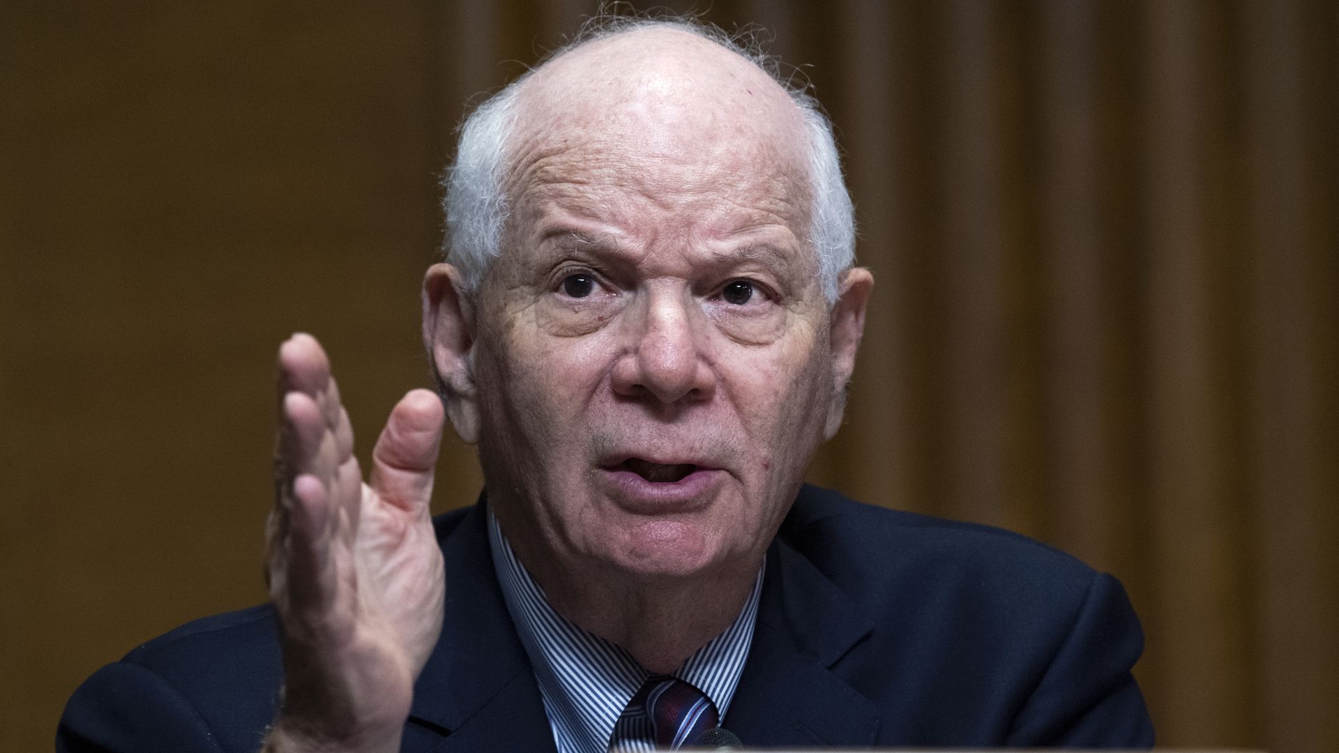 Senator Ben Cardin speaks at a hearing