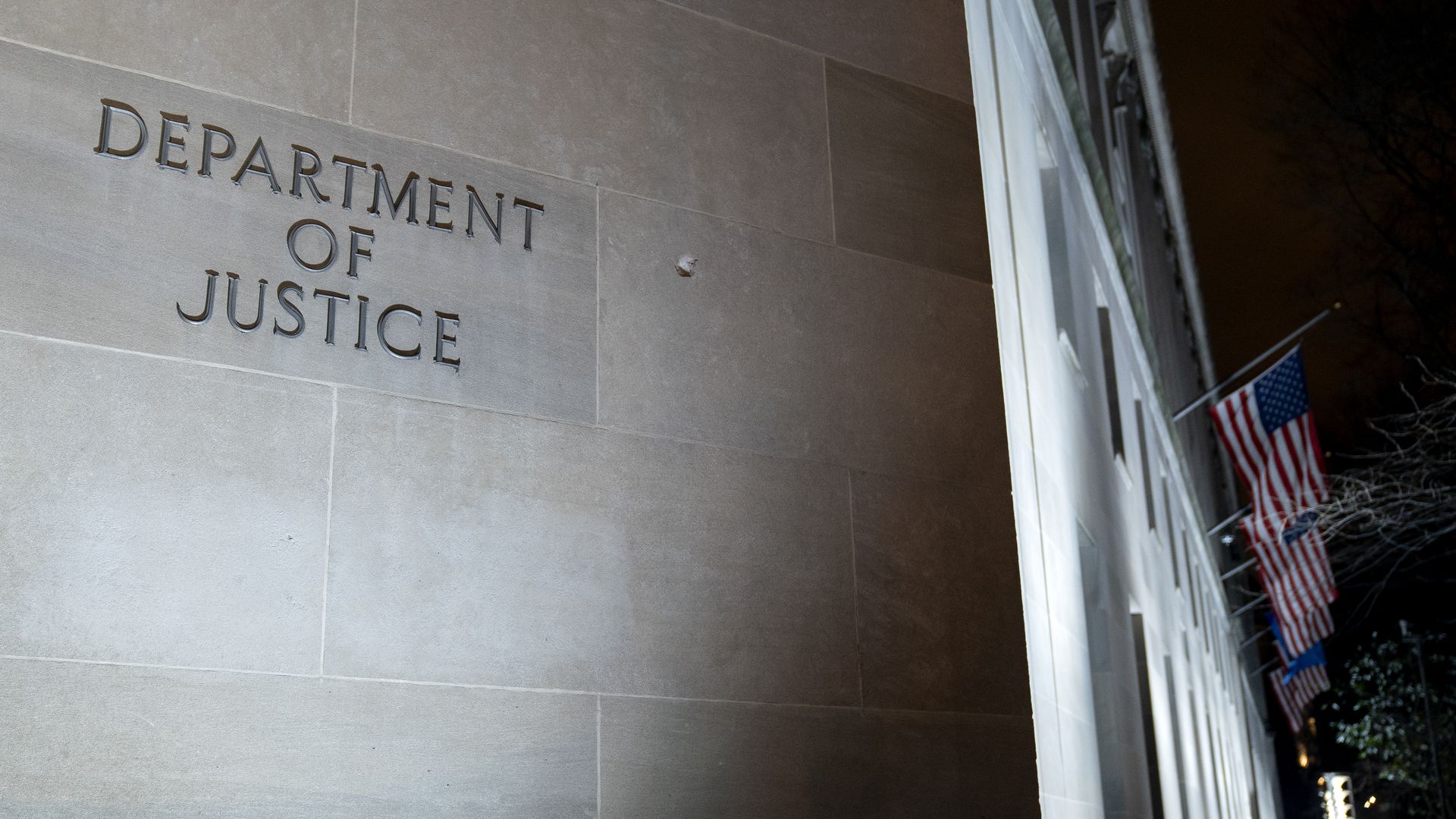 Picture of the Justice Department building