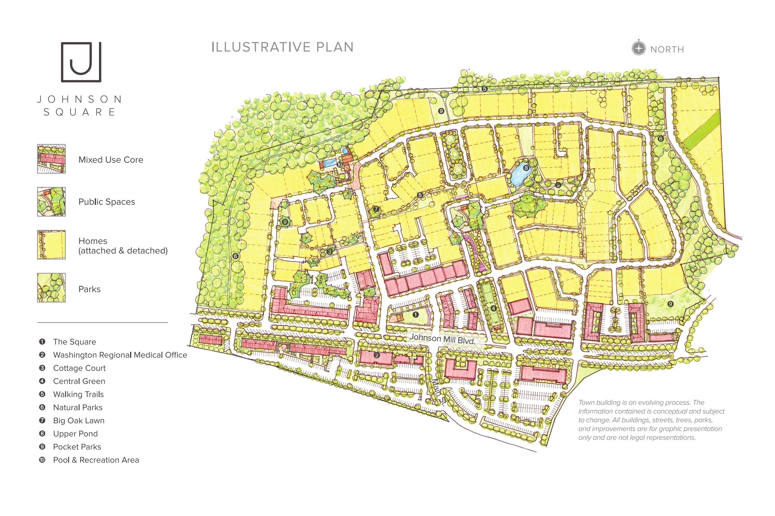 rendering of johnson square plan