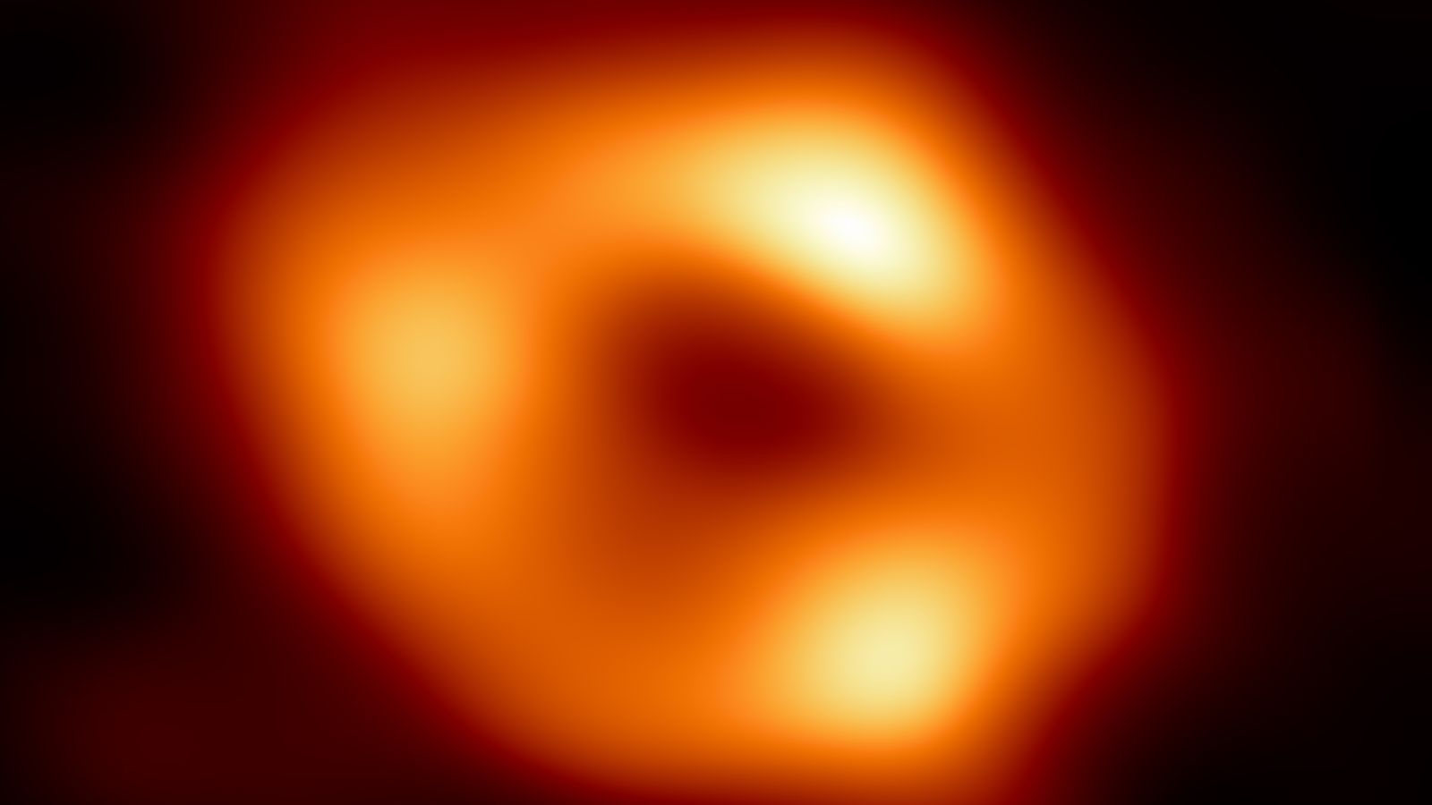 Astronomers capture first image of black hole at center of Milky Way