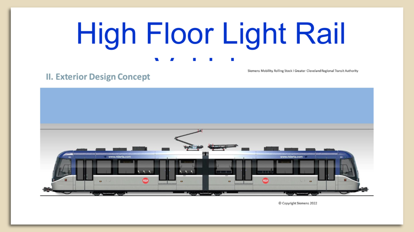 Take a sneak peek at RTA's new rail cars - Axios Cleveland