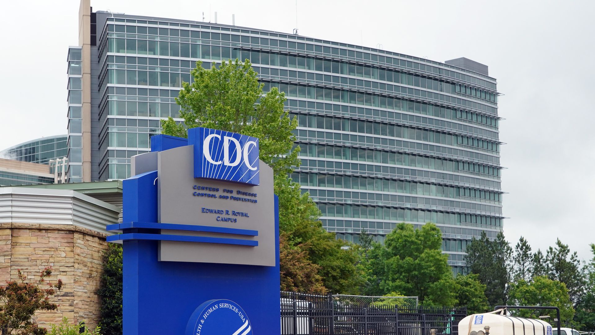 A general view of the Centers for Disease Control and Prevention Edward R. Roybal campus in Atlanta
