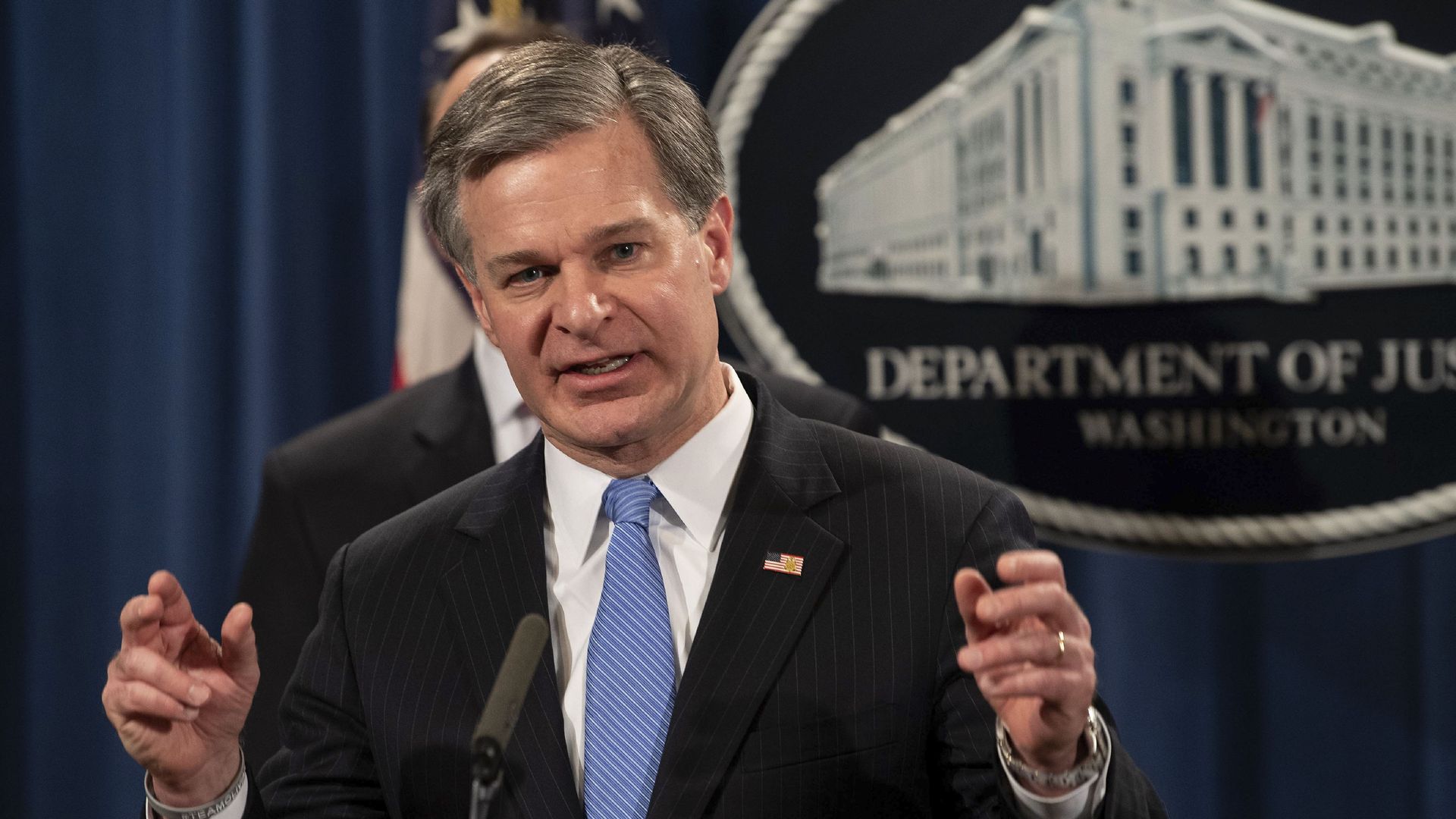 FBI Director Christopher Wray. Photo: Nicholas Kamm/AFP/Getty Images
