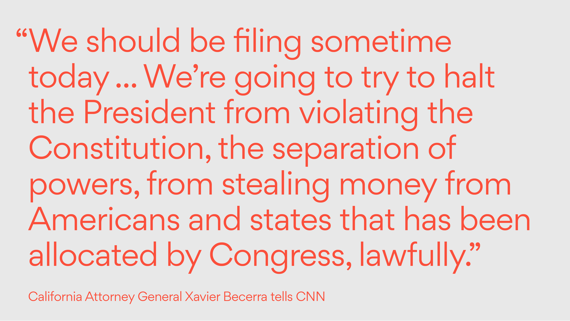 Becerra quote