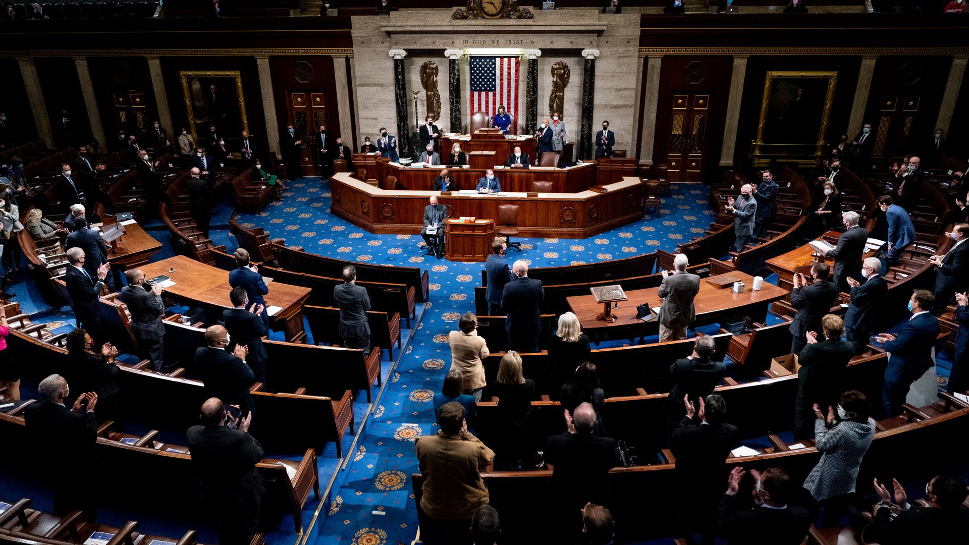 The House floor.