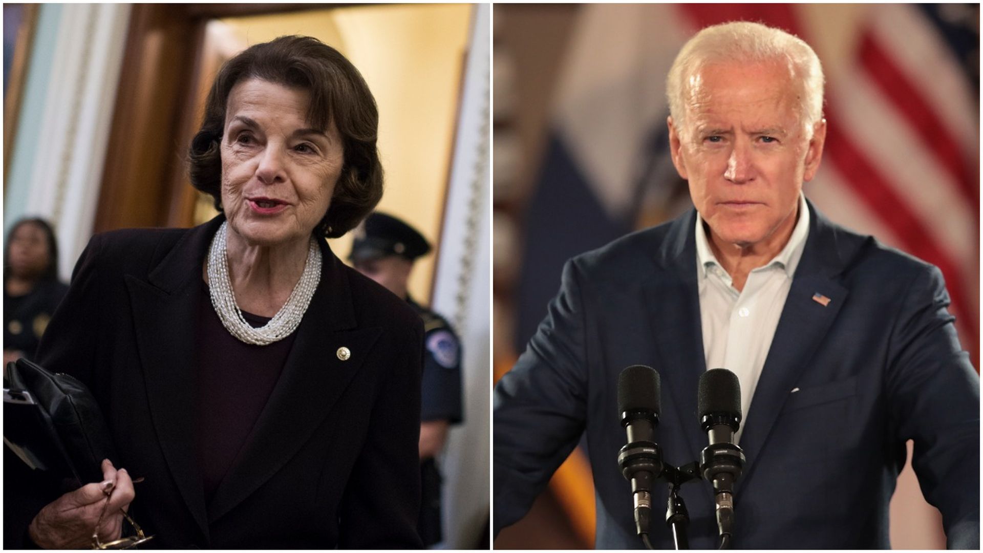 dianne feinstein wants joe biden to run against trump in 2020 axios