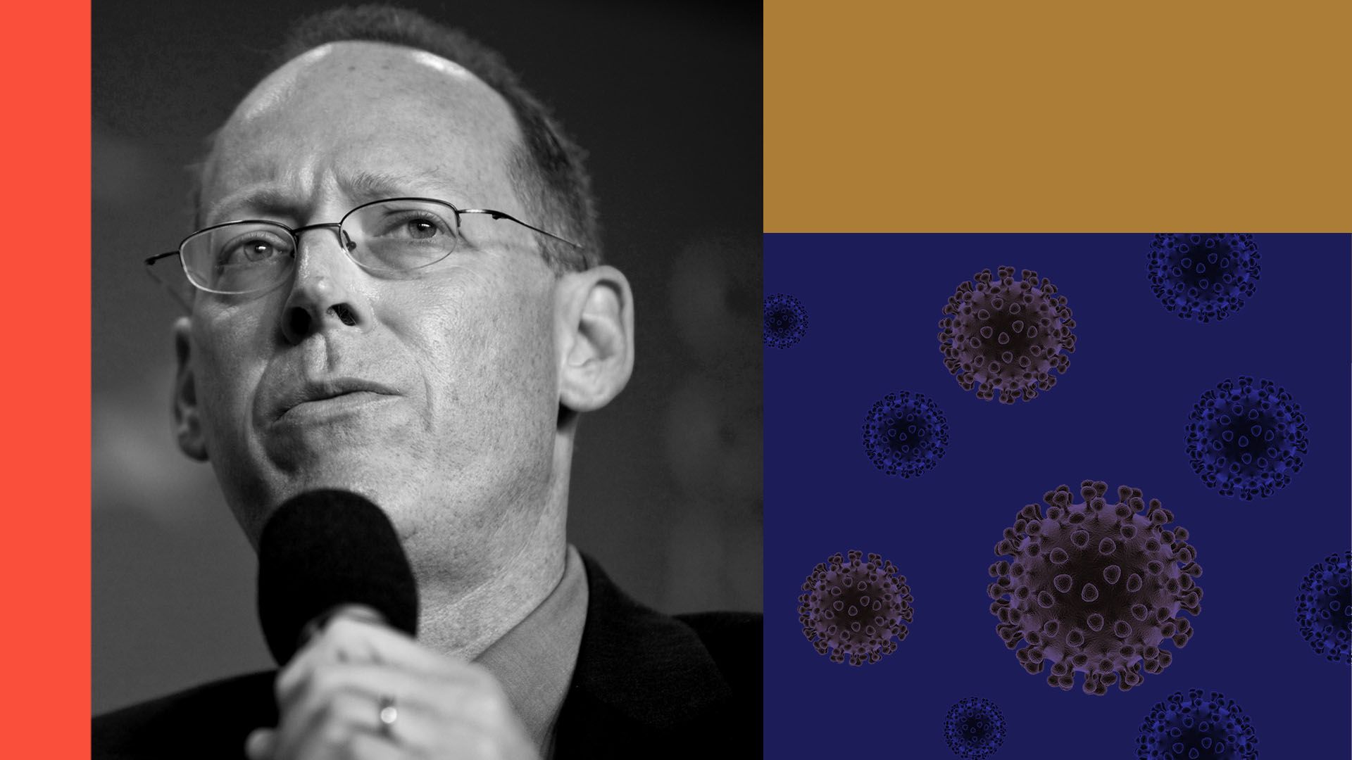 Photo illustration of Paul Farmer, co-founder of Partners In Health.