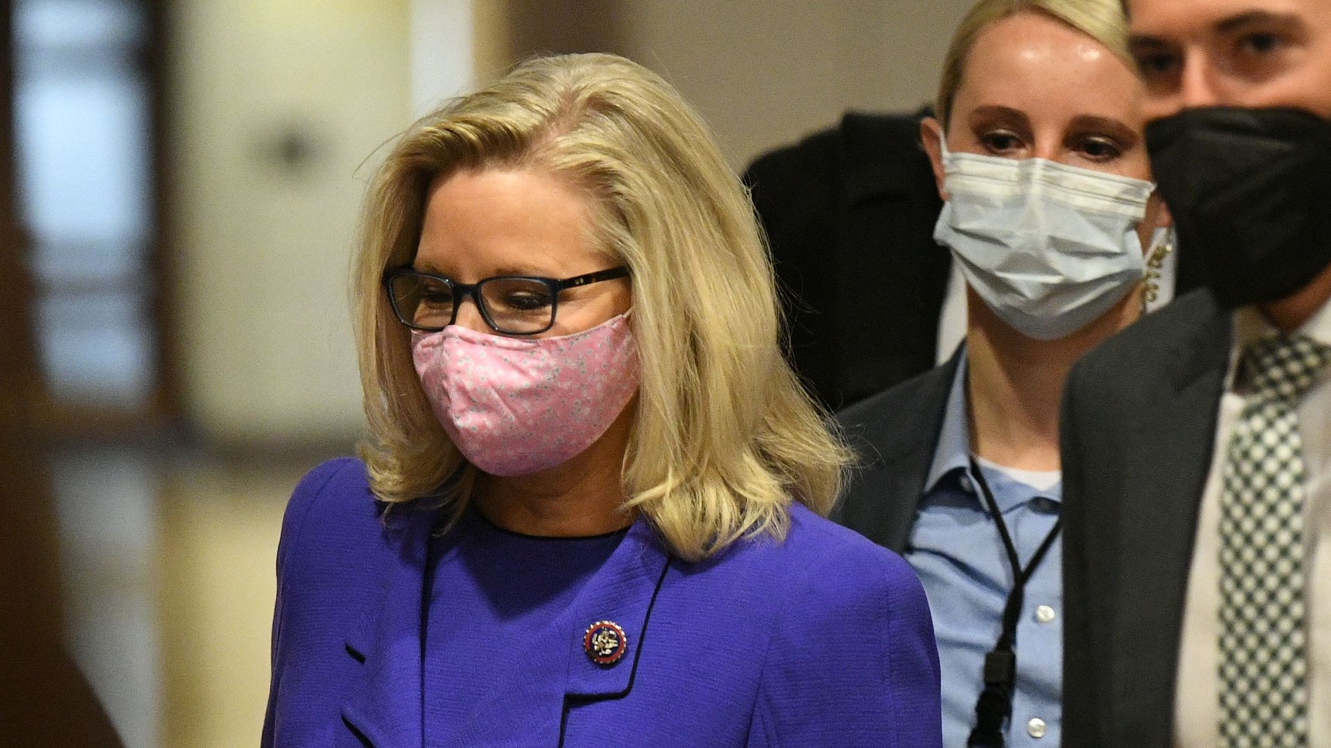 Rep. Liz Cheney (R-Wyo.) arriving on Capitol Hill on May 12.