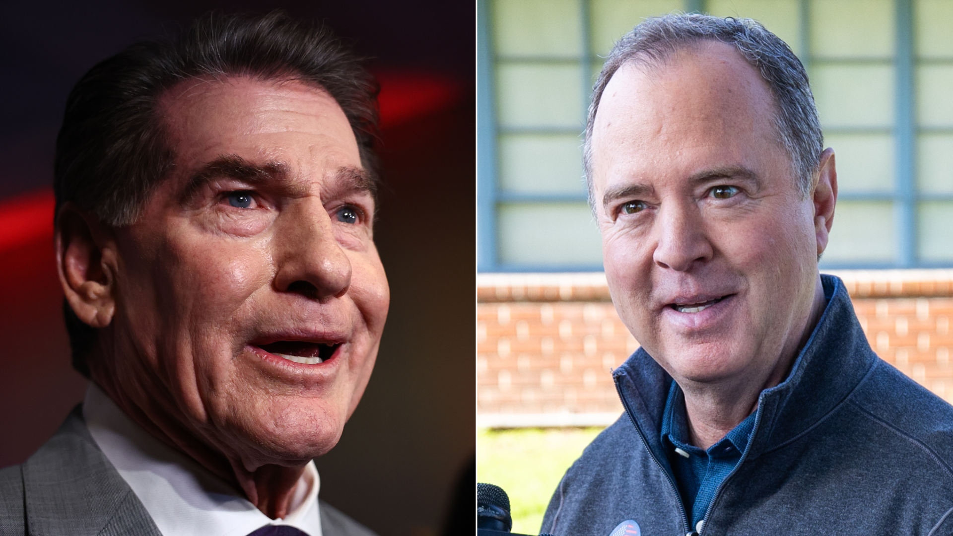 Steve Garvey and Adam Schiff