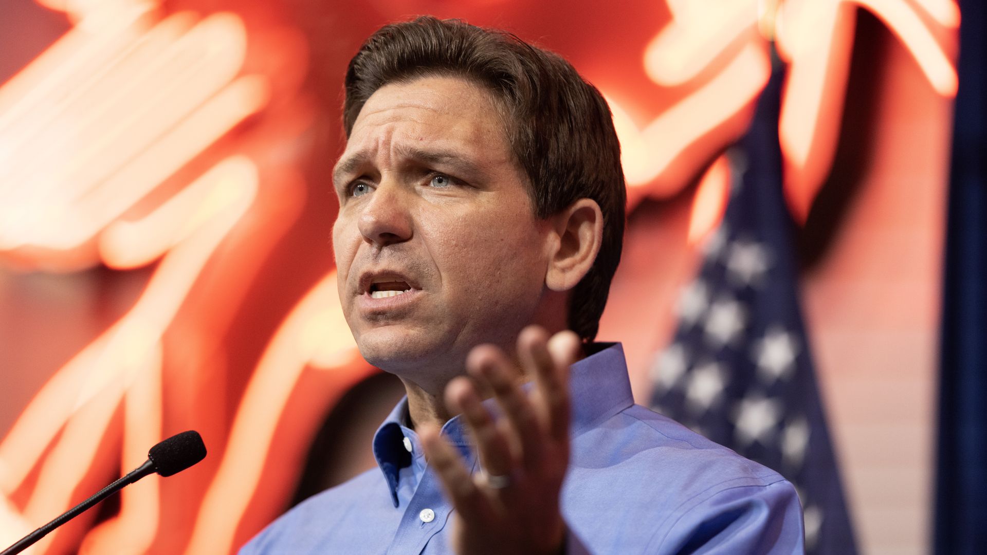 Republican presidential candidate Ron DeSantis