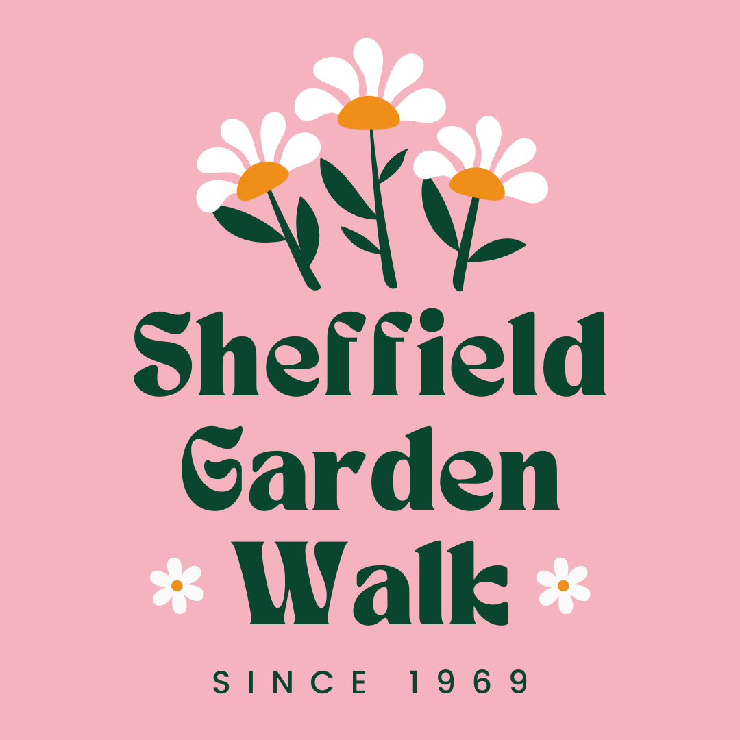 A poster for the Sheffield Garden Walk 