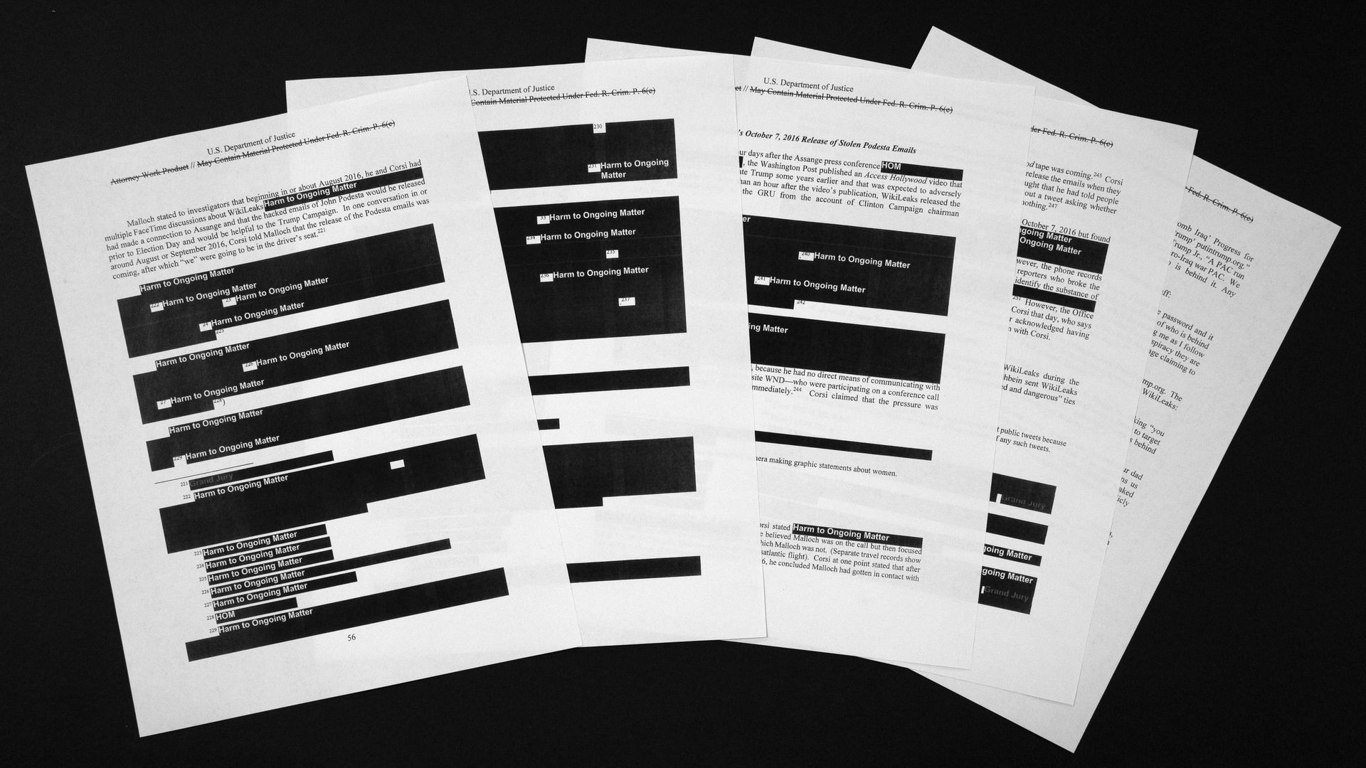 Redacted Mueller report