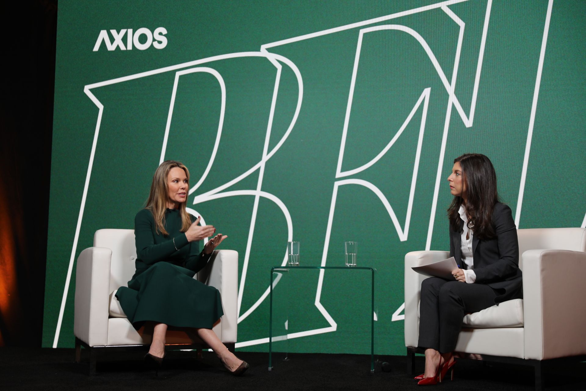 Axios' Sara Fischer interviews CBS News president Wendy McMahon at the Axios BFD dealmaker conference.