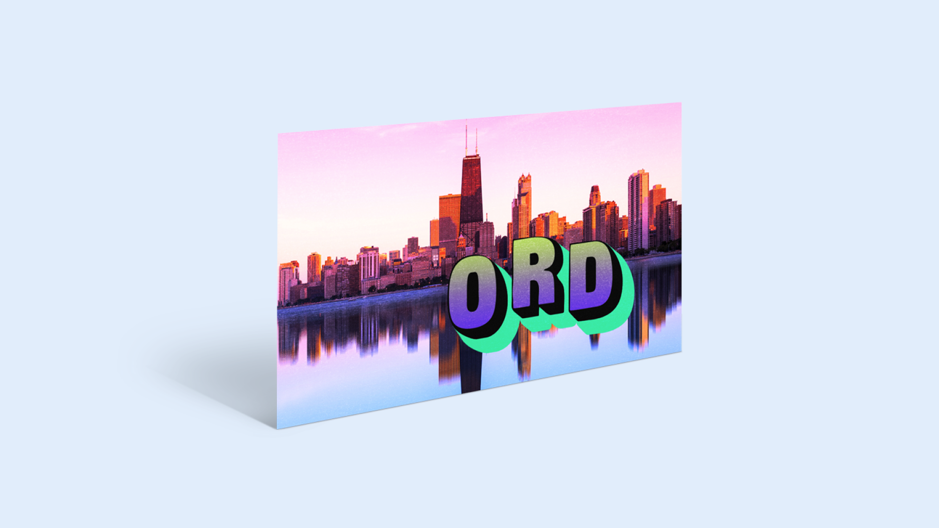 Axios Local Chicago postcard image