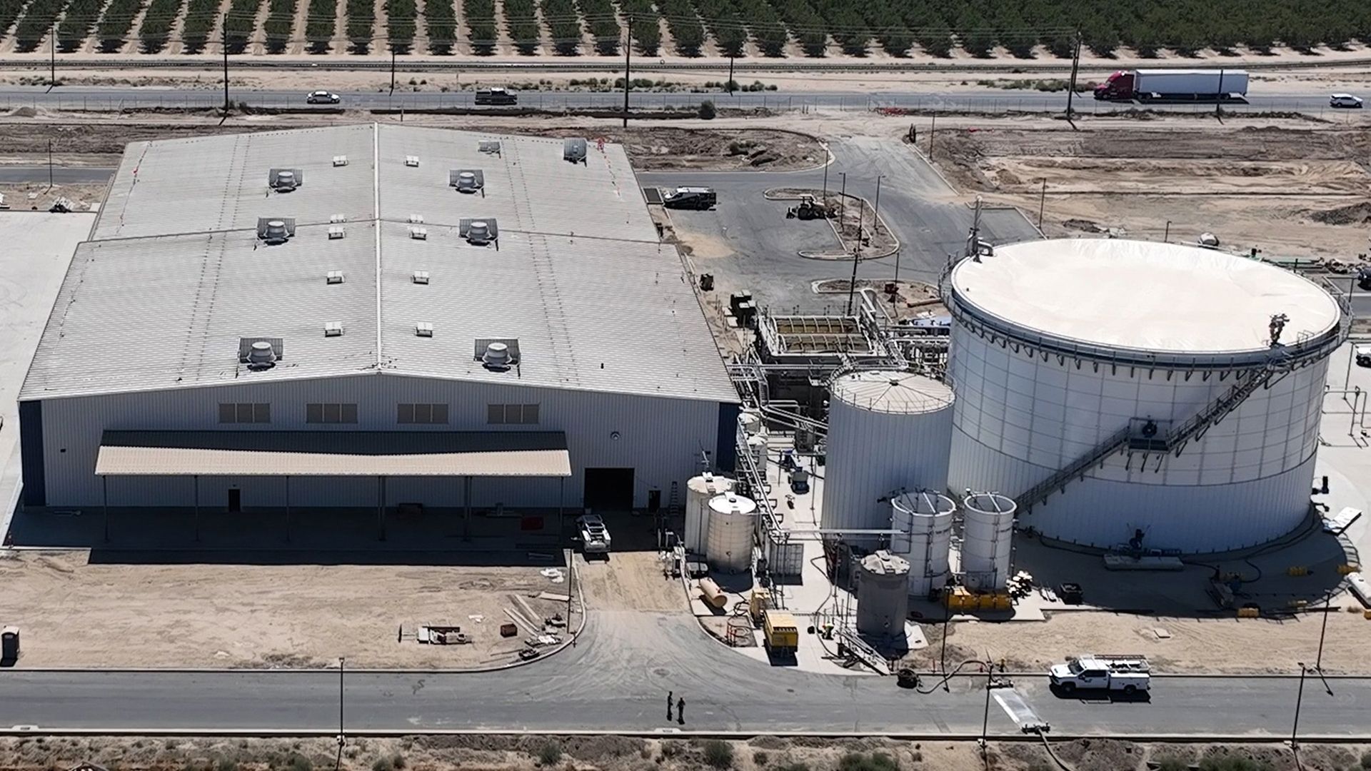 Divert's plant in Turlock, Calif. that can turn food waste into renewable natural gas for PG&E's pipeline