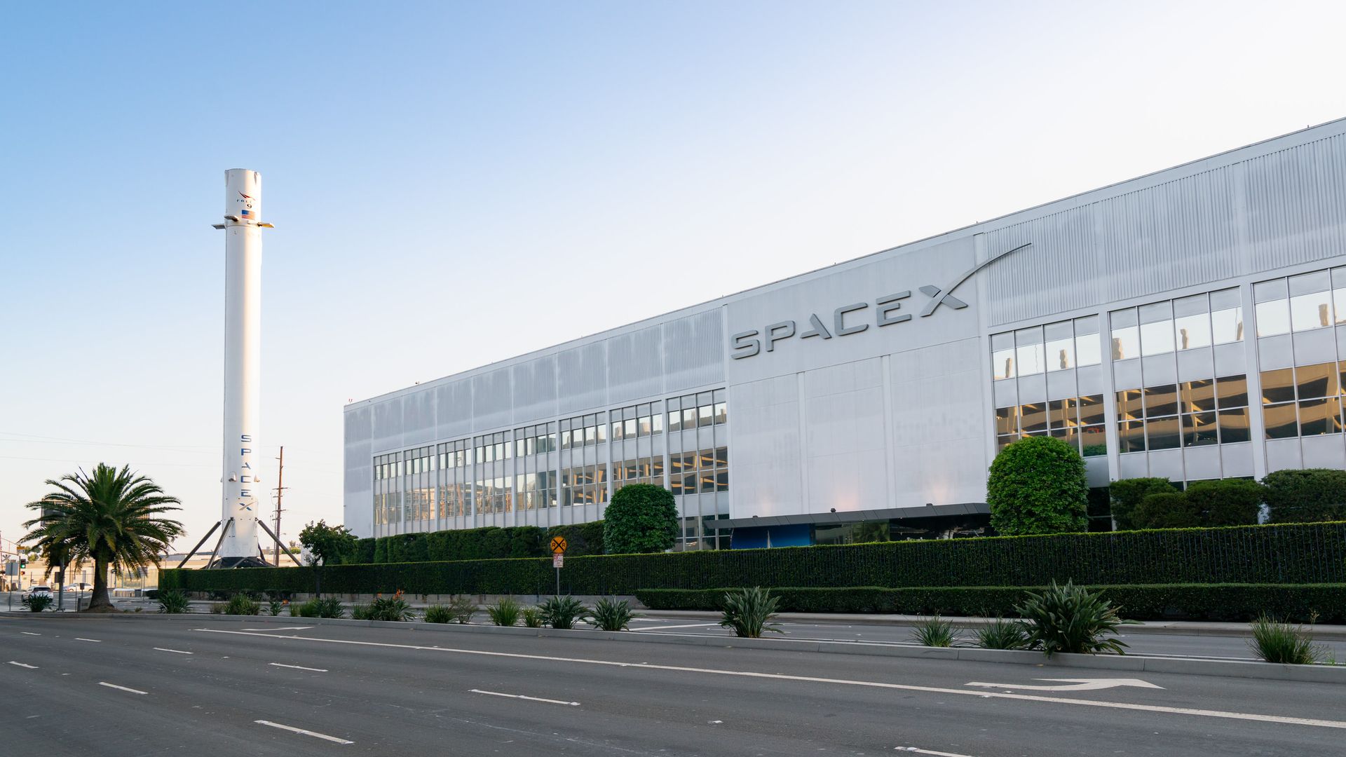 The SpaceX complex