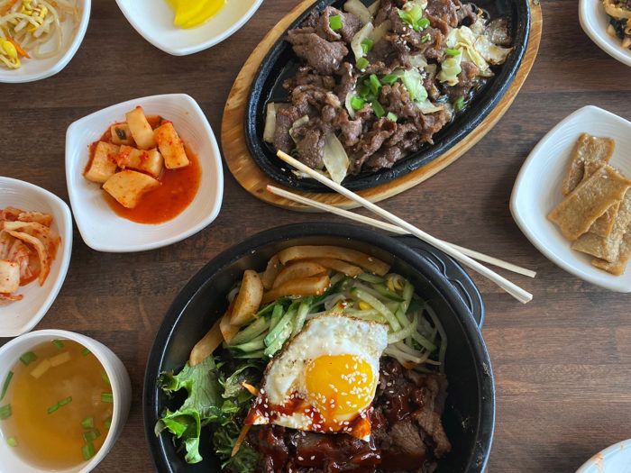 Spread from Choi's Korea and Wing on South Boulevard