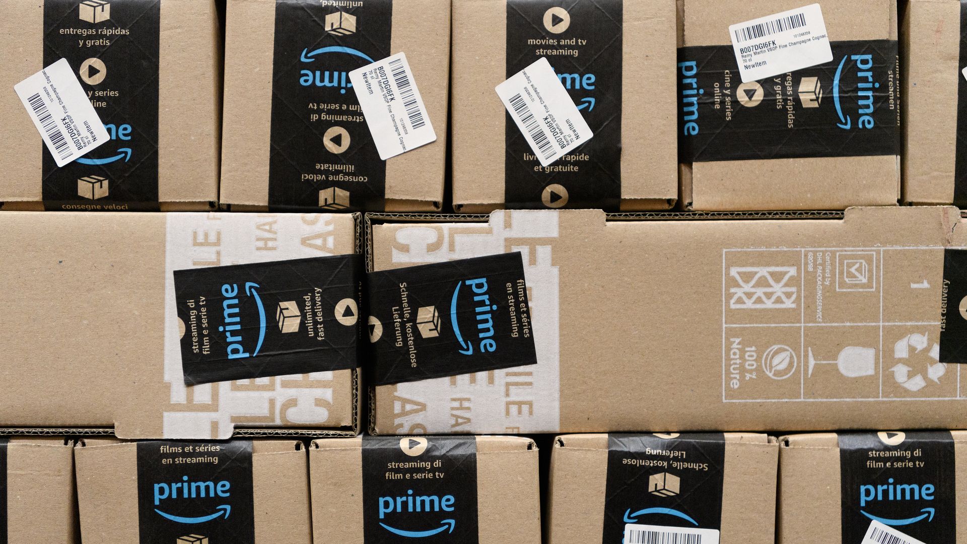 Amazon boxes