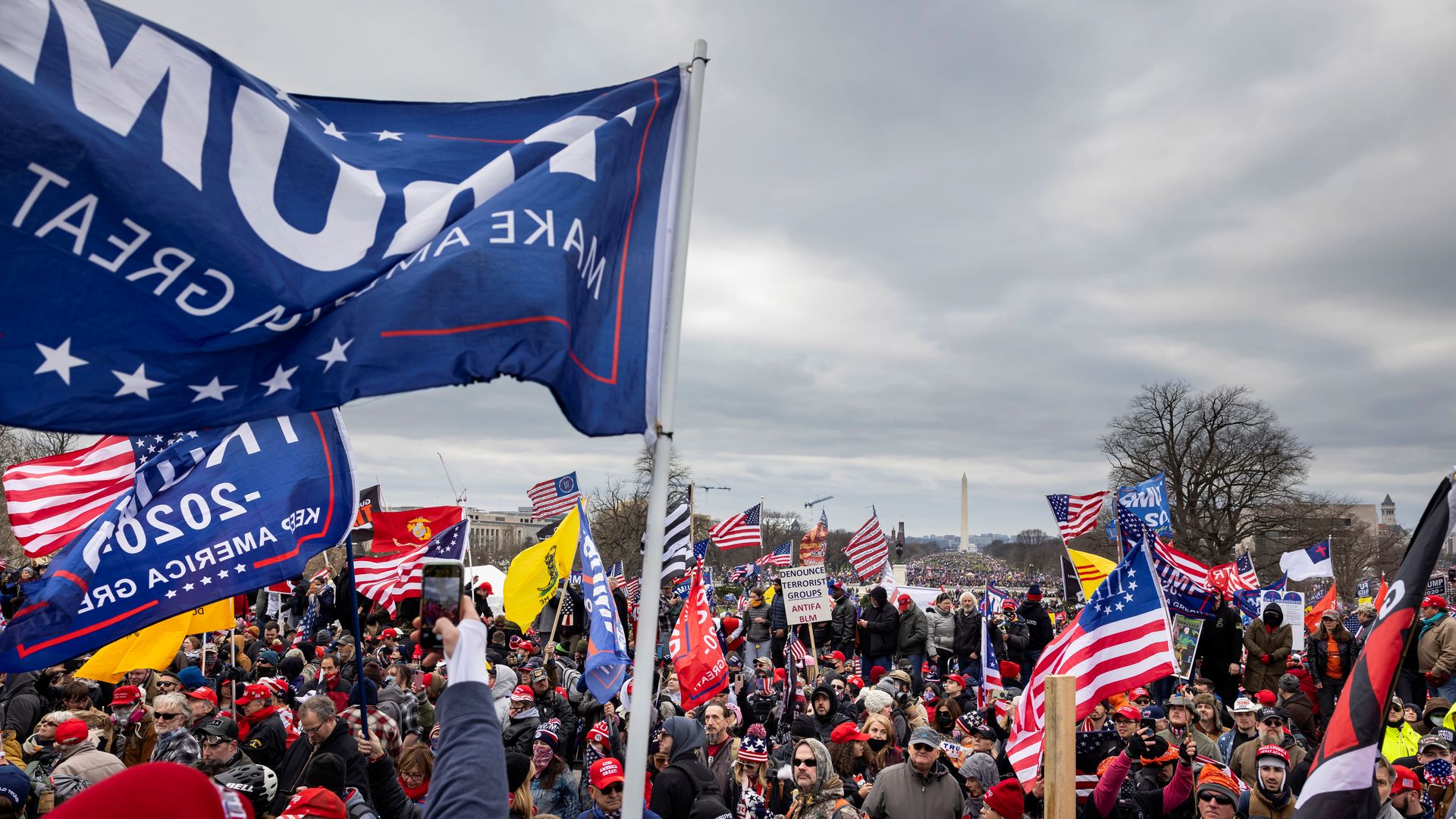 Trump Supporters Hold "Stop The Steal" Rally In DC Amid Ratification Of Presidential Election