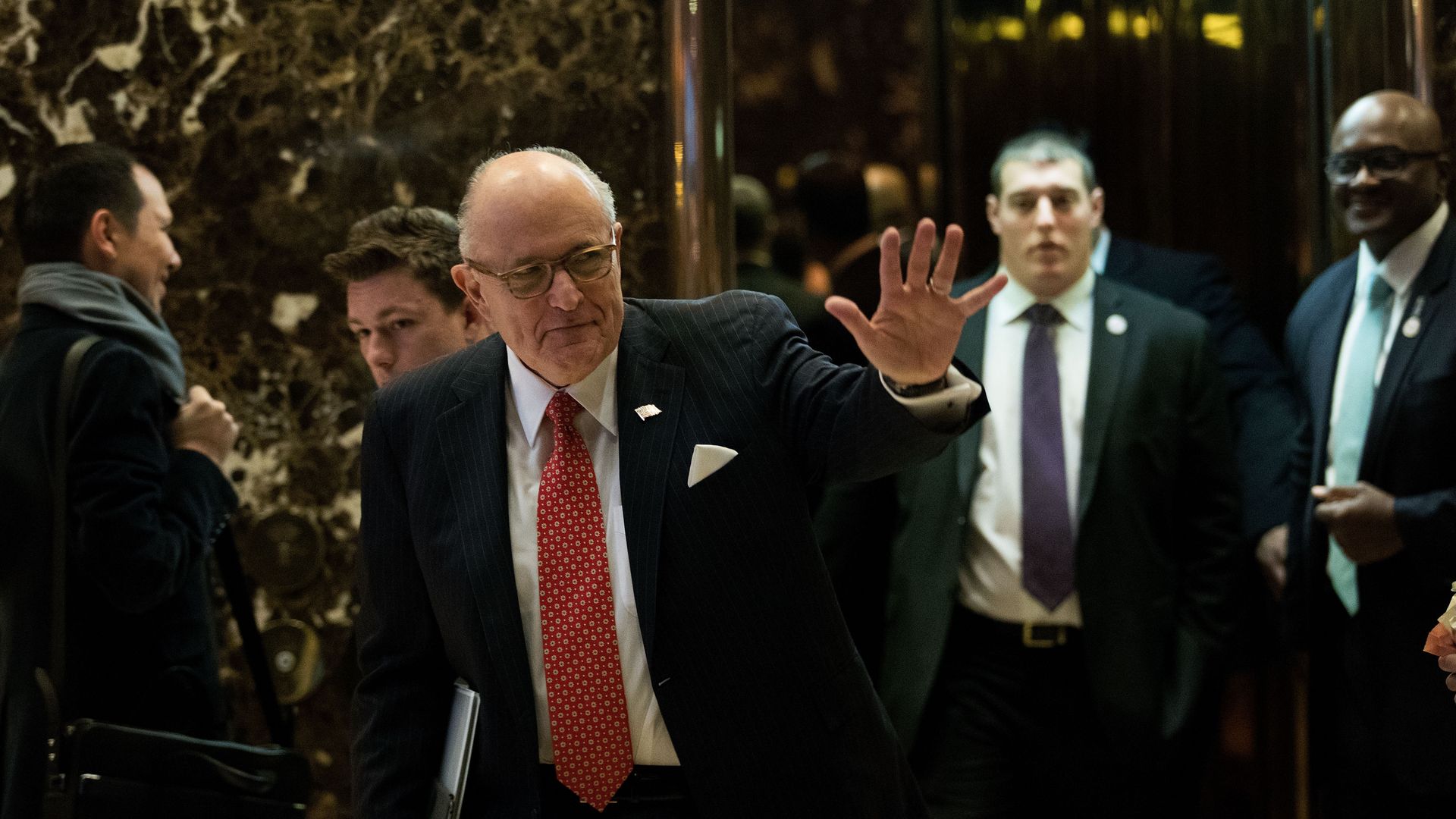 President Trump’s personal lawyer Rudy Giuliani.