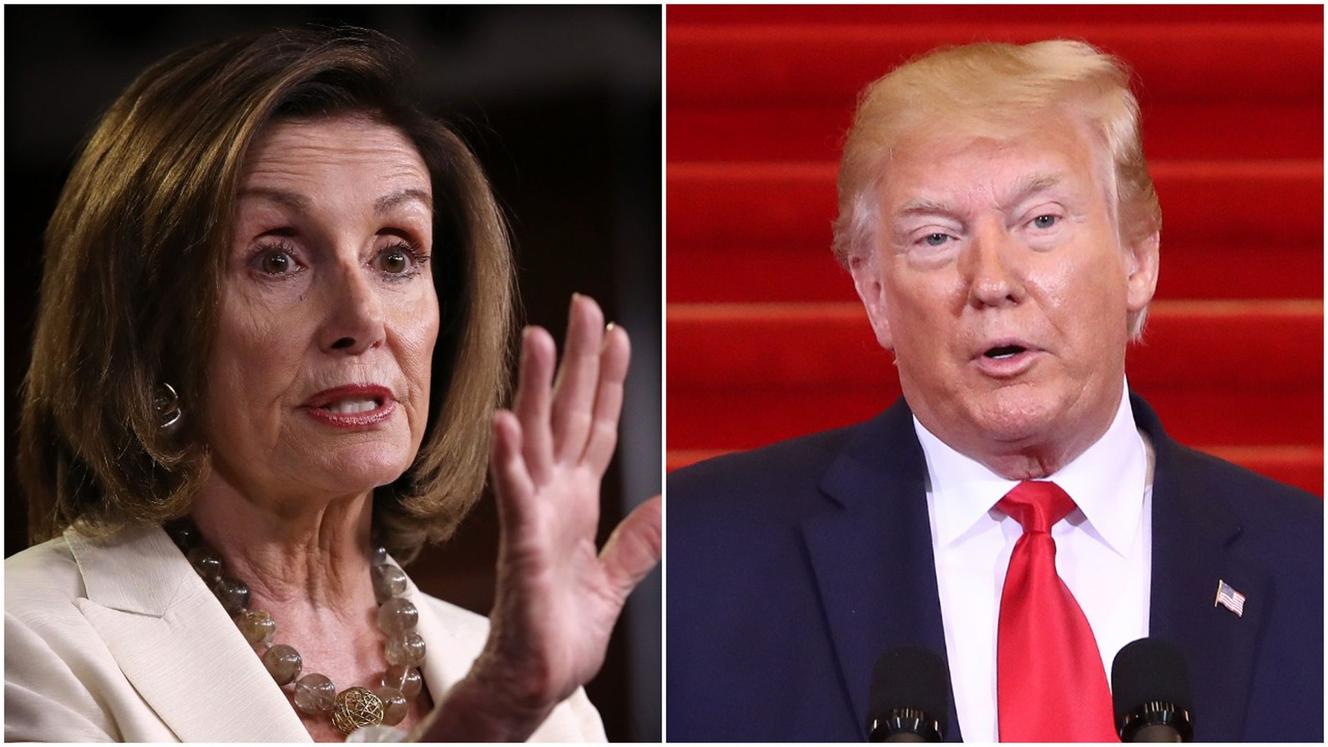 Speaker Pelosi and President Trump