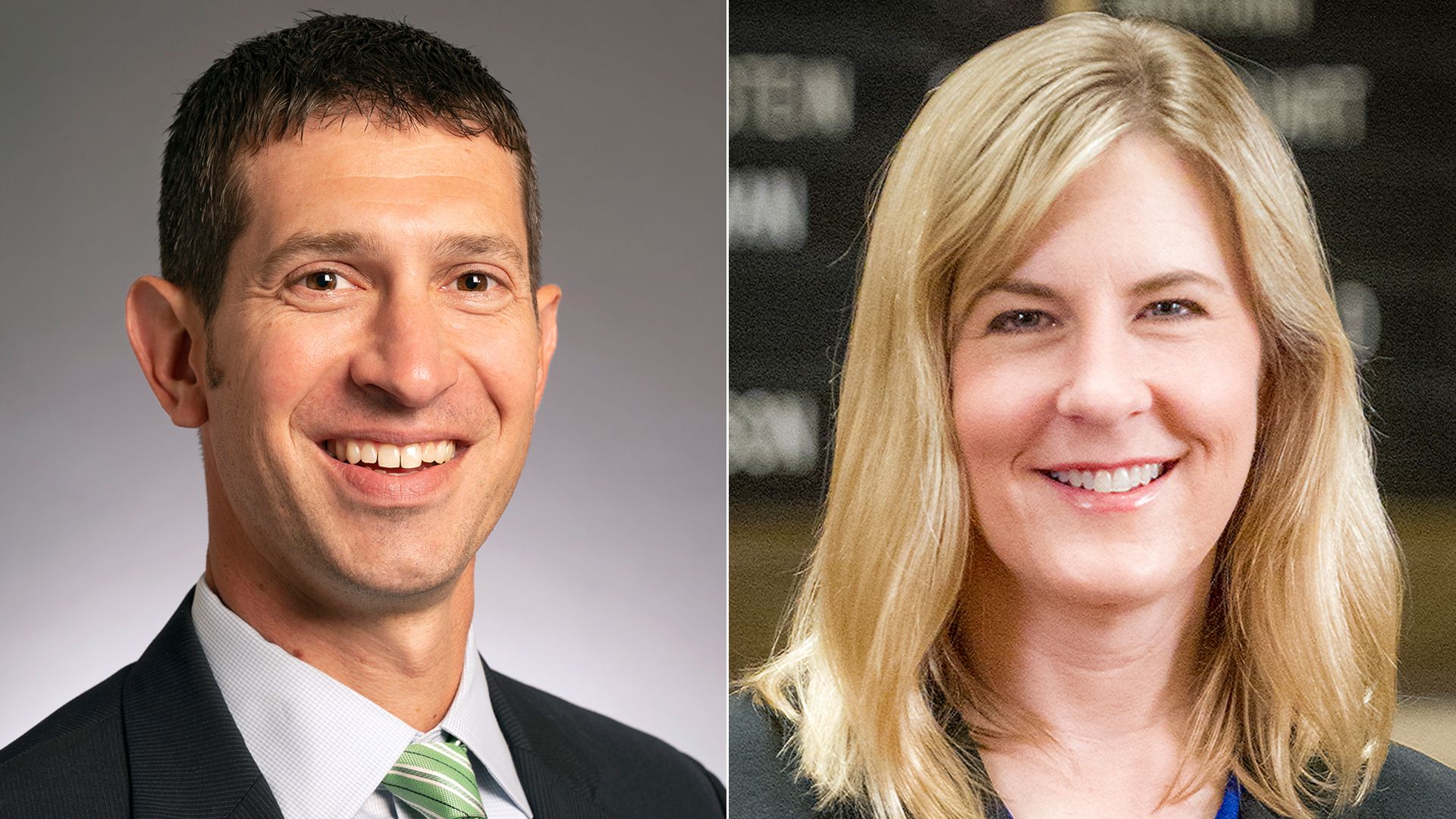 jeremy miller and melissa hortman headshots