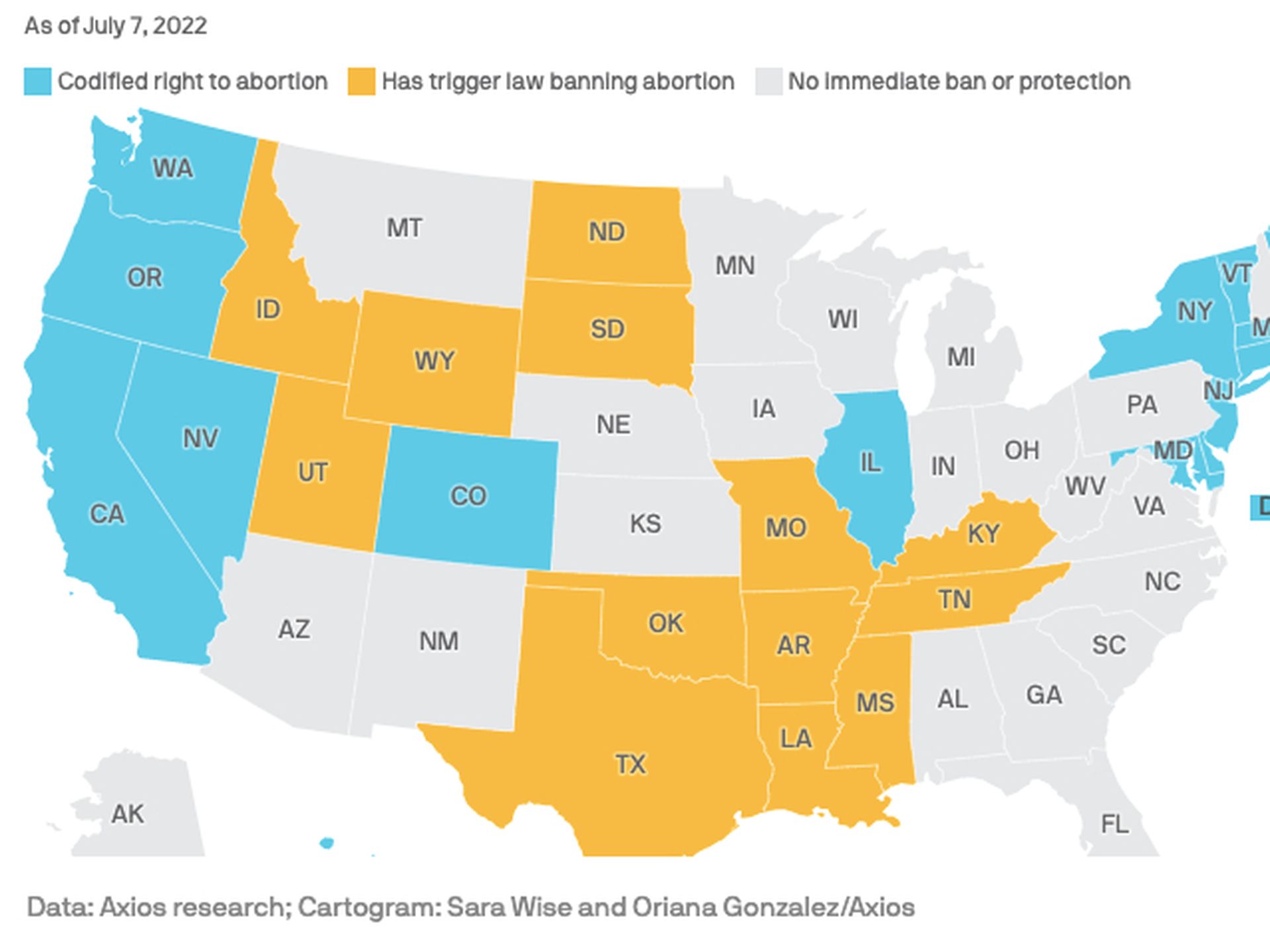 Judges temporarily block abortion bans in Louisiana, Utah, Texas