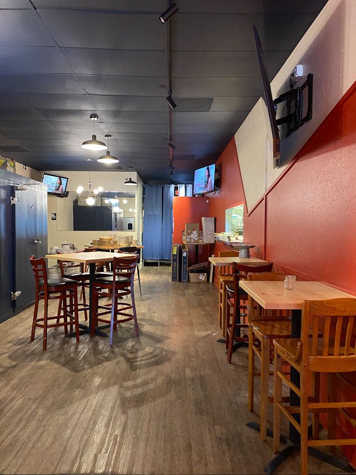 Back of Fat Cat (formerly Fran's Filling Station)