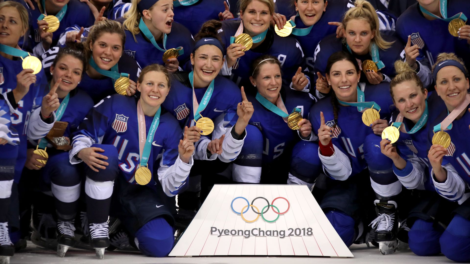 USA women's hockey team