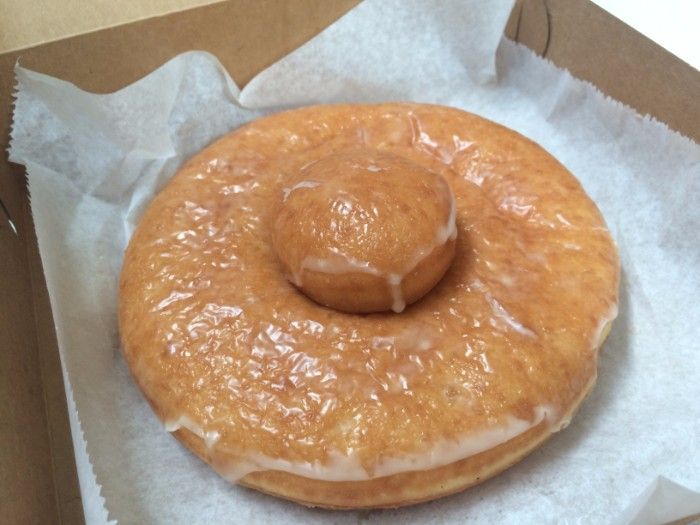 Suarez Bakery Texas doughnut, $3.95