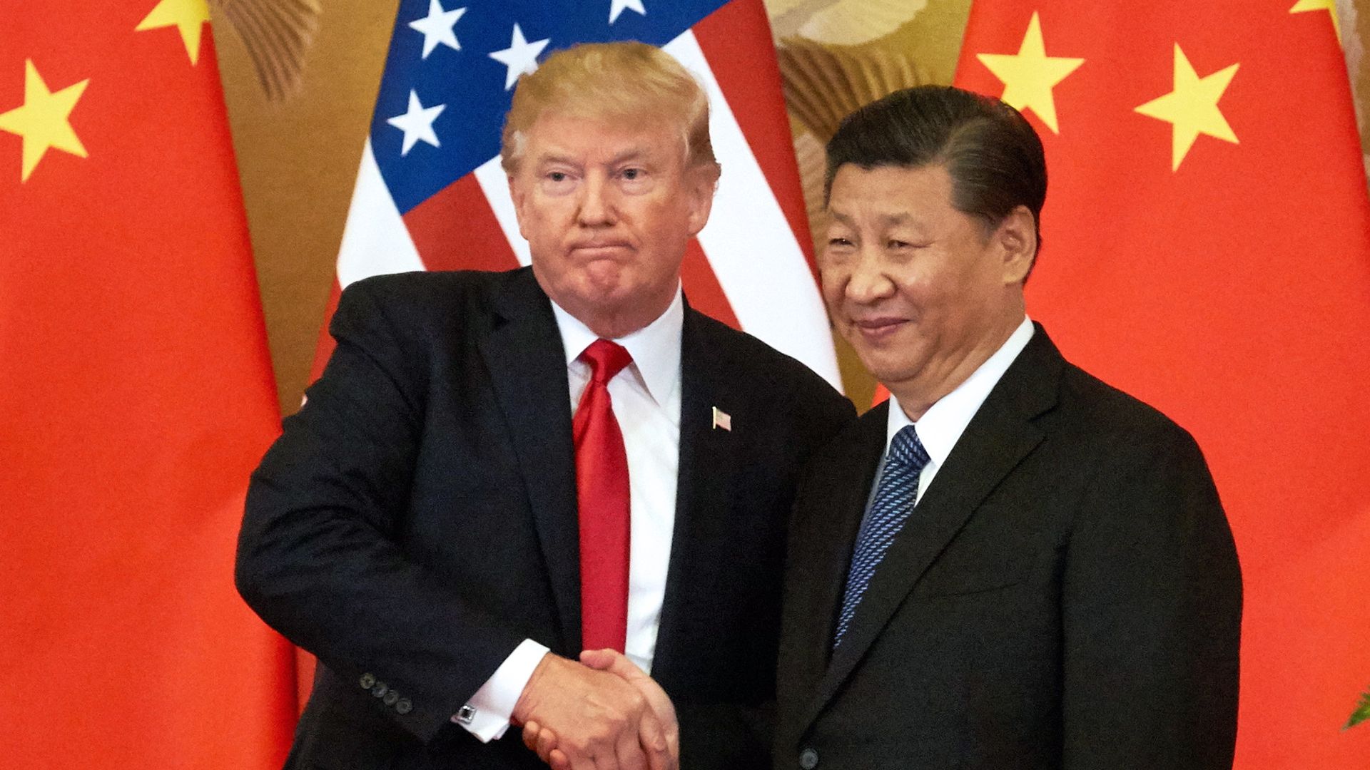 Trump and Xi Jingping.