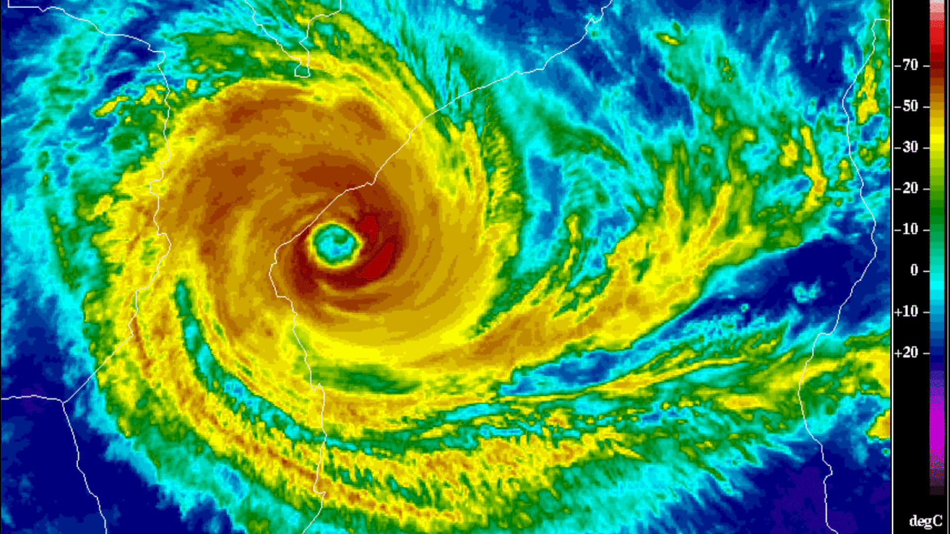 Cyclone Idai slowly gained power over warm water.
