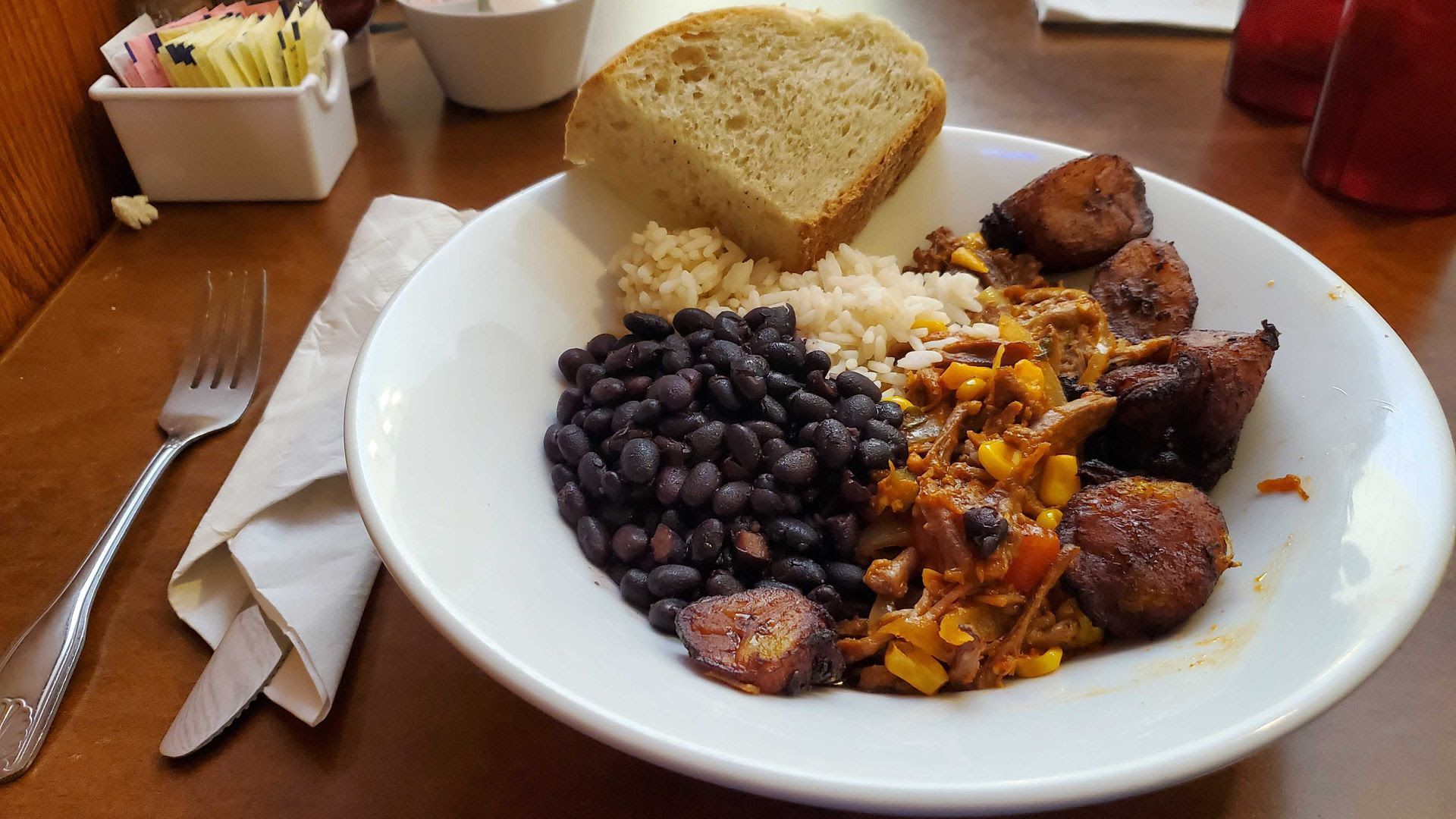 The ropa vieja meal at 3 Brothers Diner in Grove City.