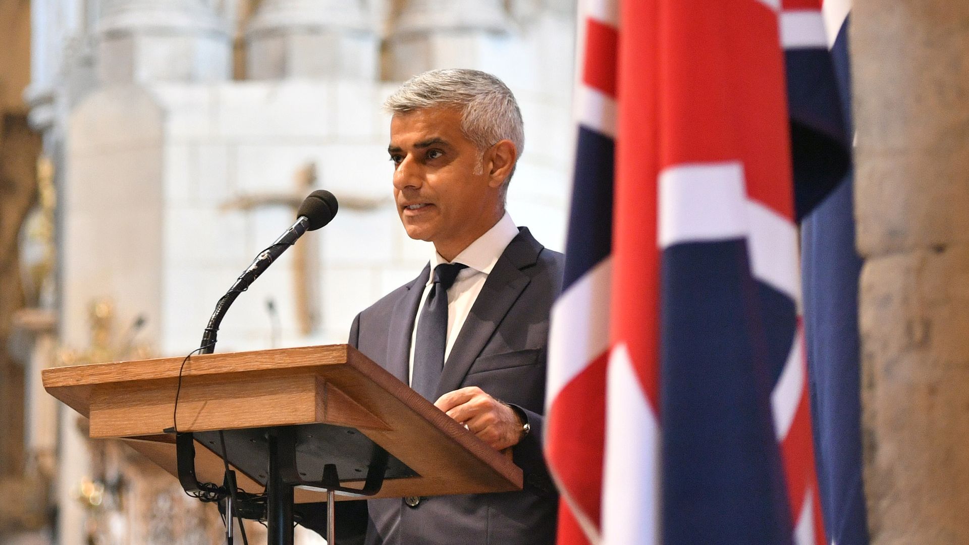 London Mayor Sadiq Khan