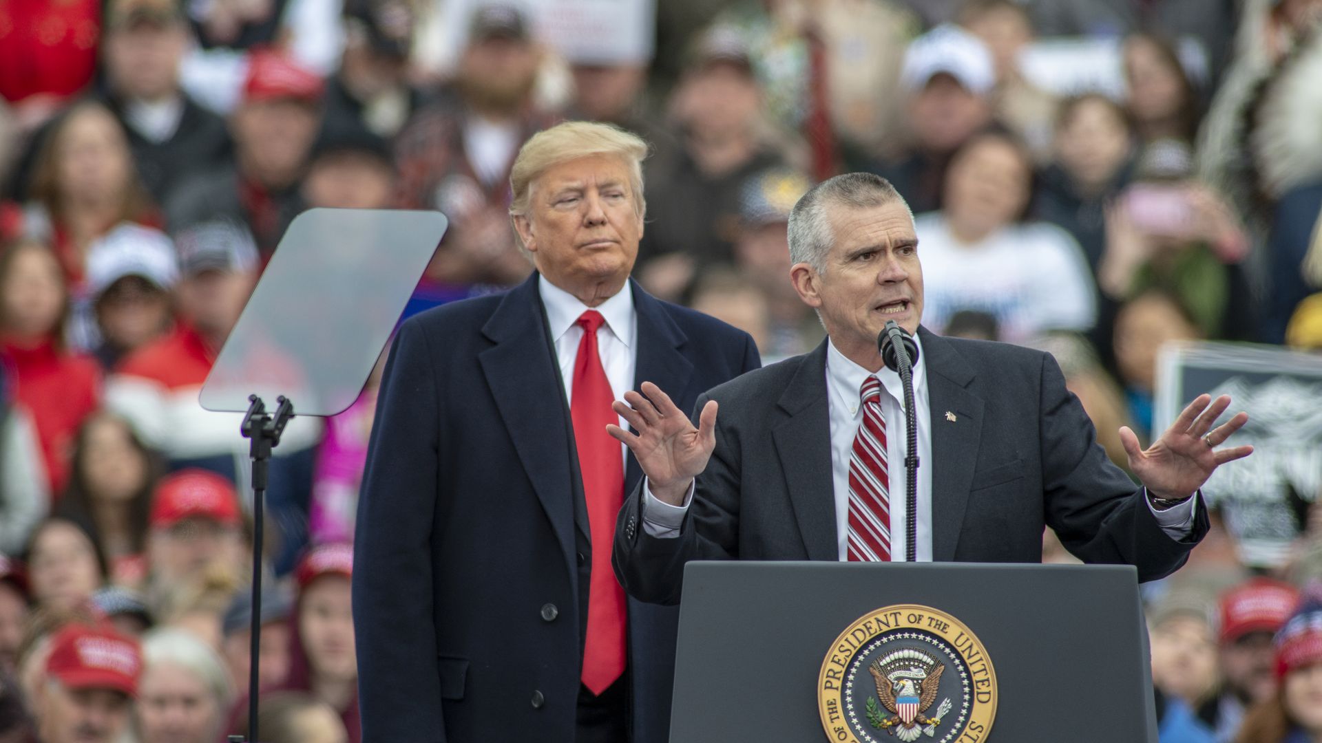 Matt Rosendale with Trump